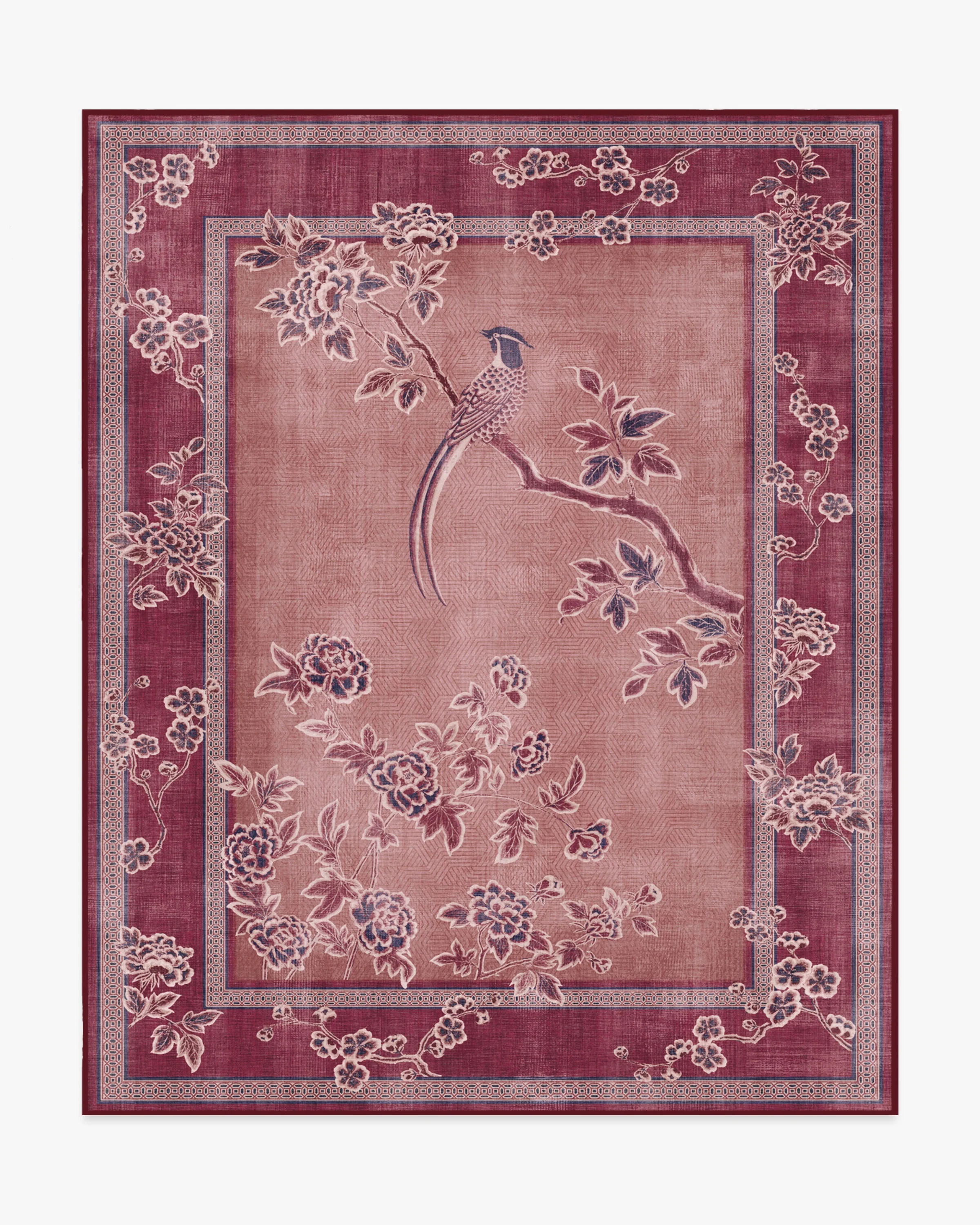 Draper Burgundy Rug by Gracie