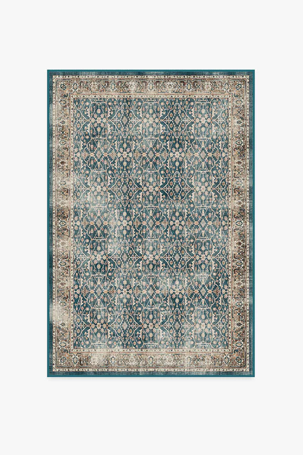 Celestine Teal Blue Rug
