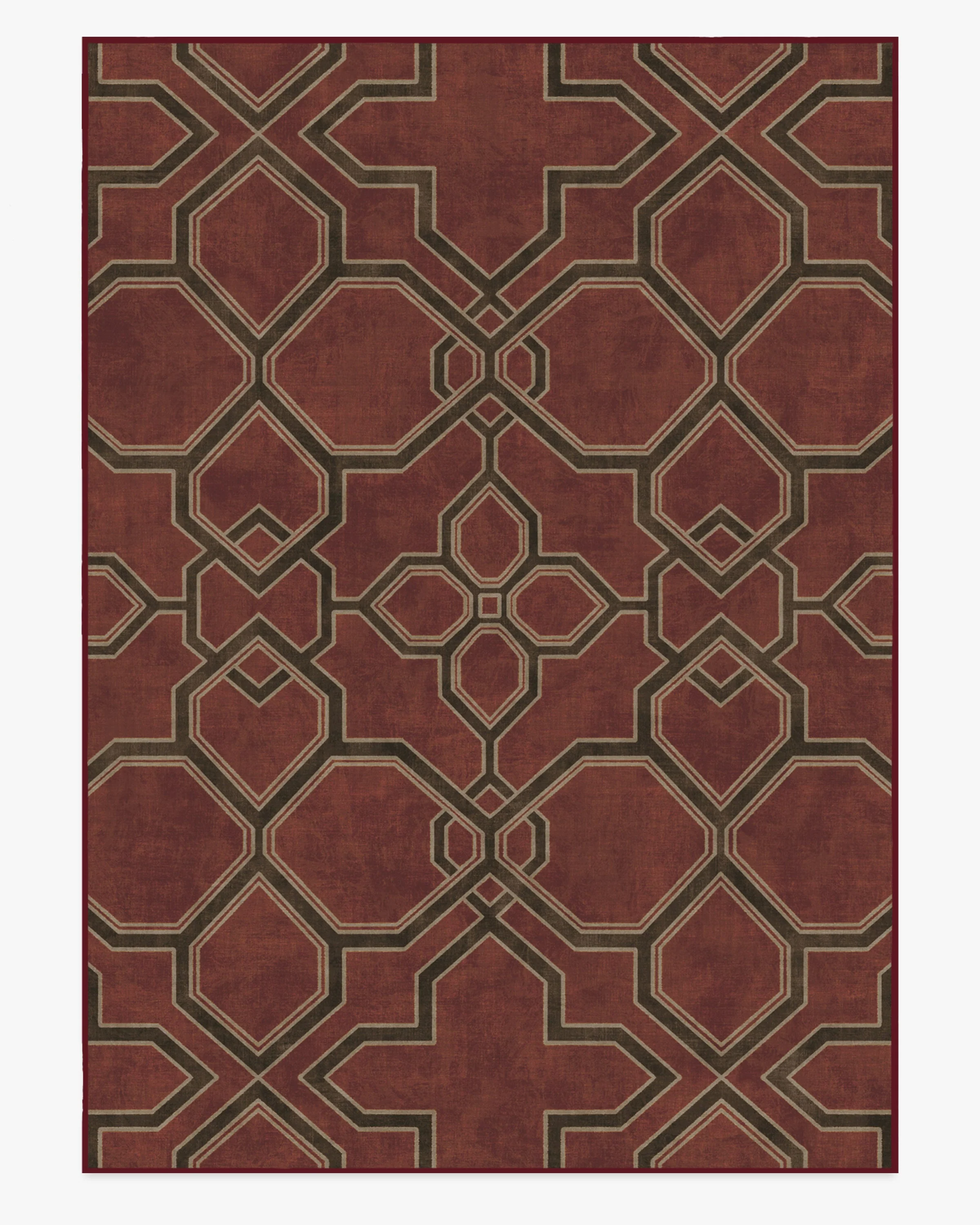 Kian Red Rug by Martyn Lawrence Bullard