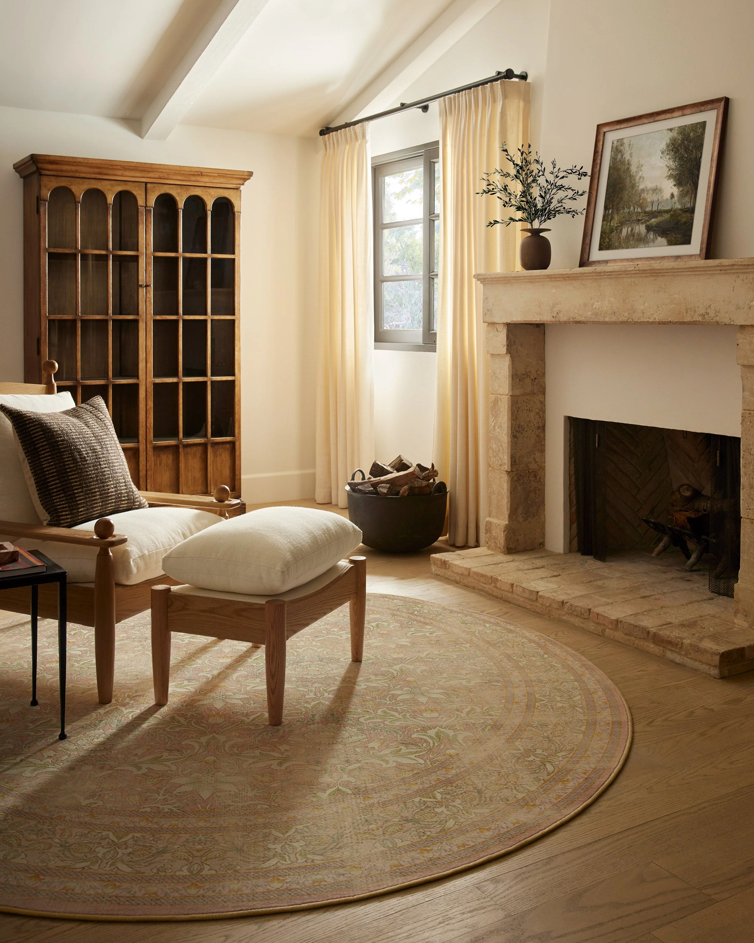Simply Severn Soft Pink Rug by Morris & Co.