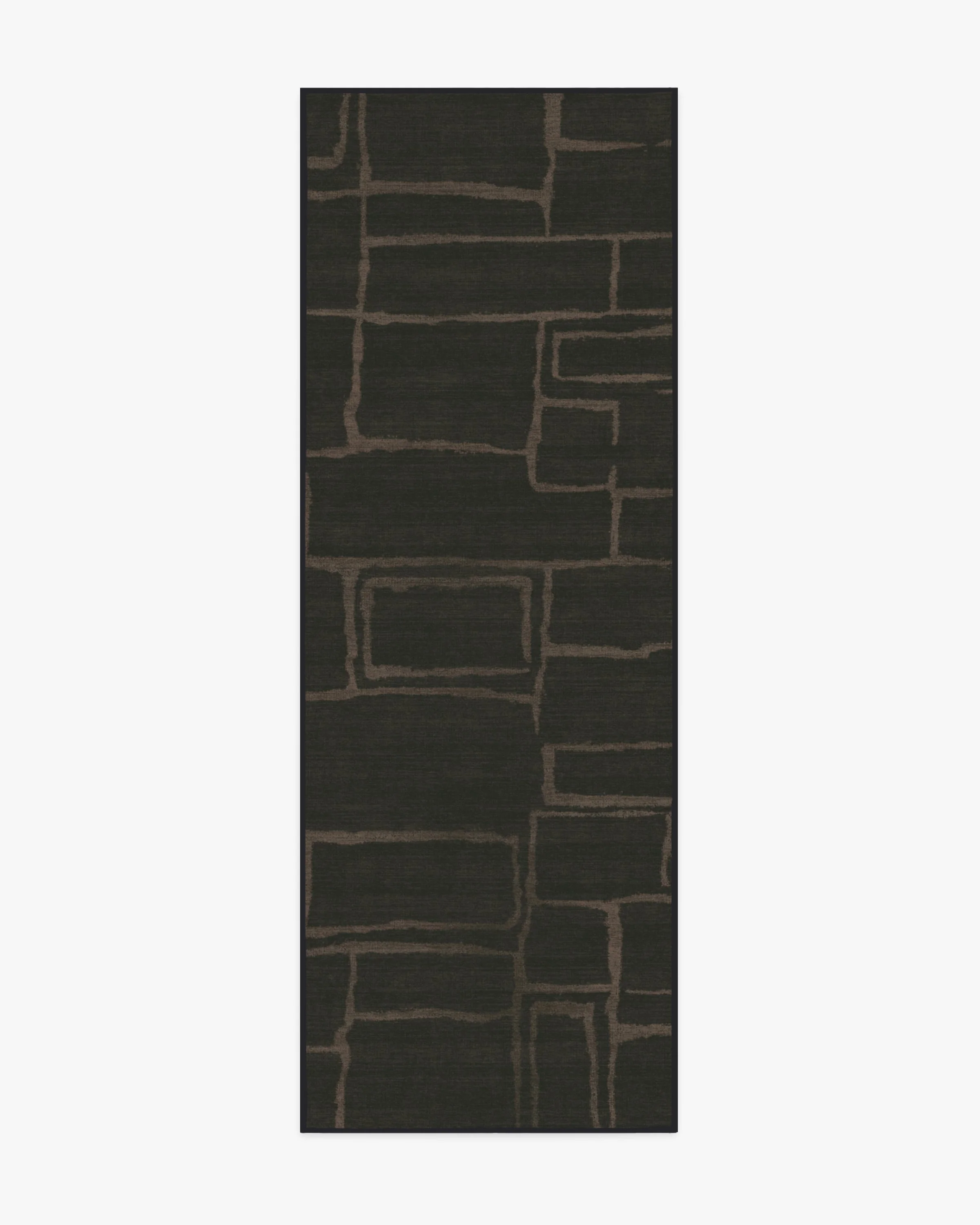 Alsace Soft Black Flatwoven Rug by Nina Takesh