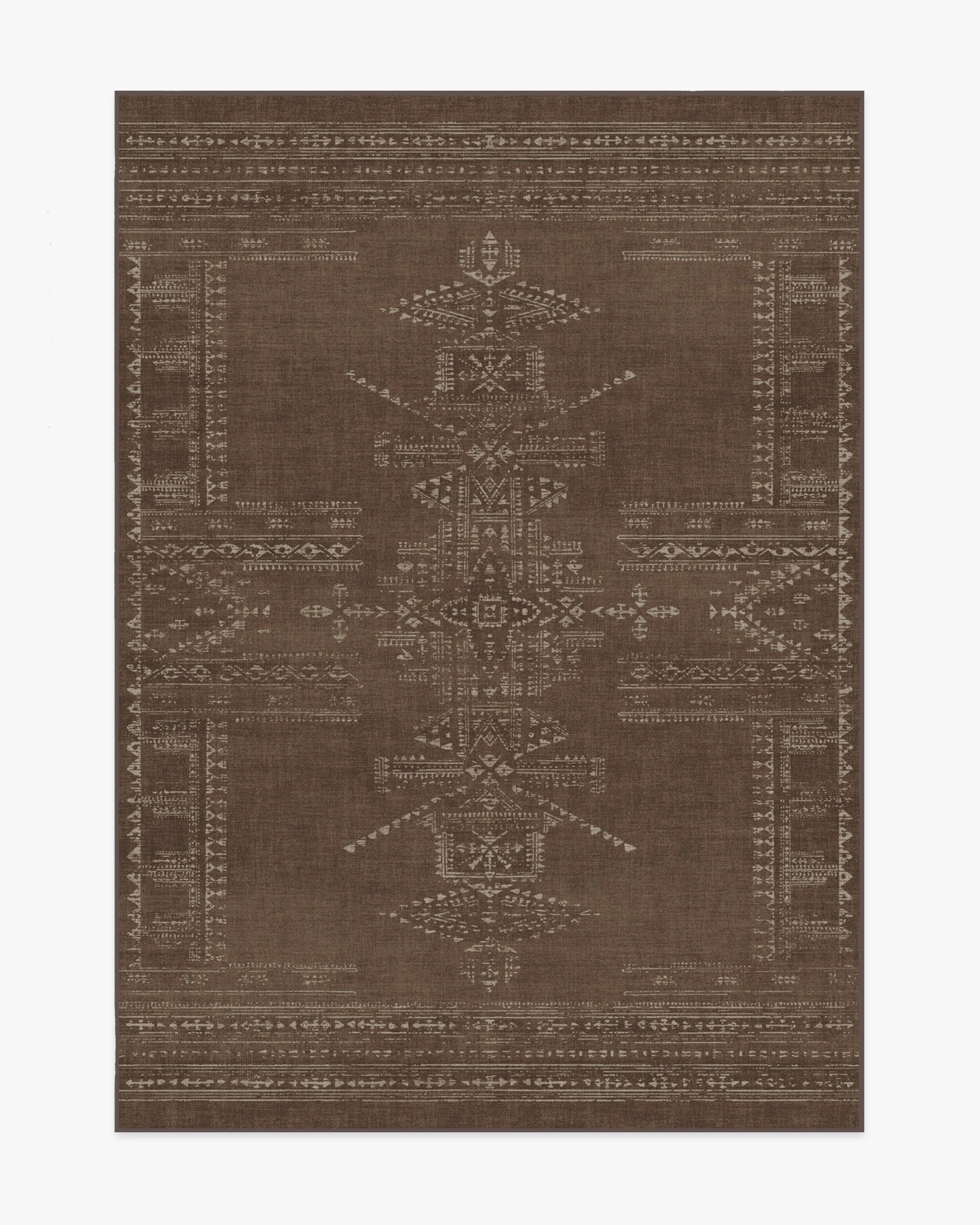 Amira Brown Flatwoven Rug by Martyn Lawrence Bullard