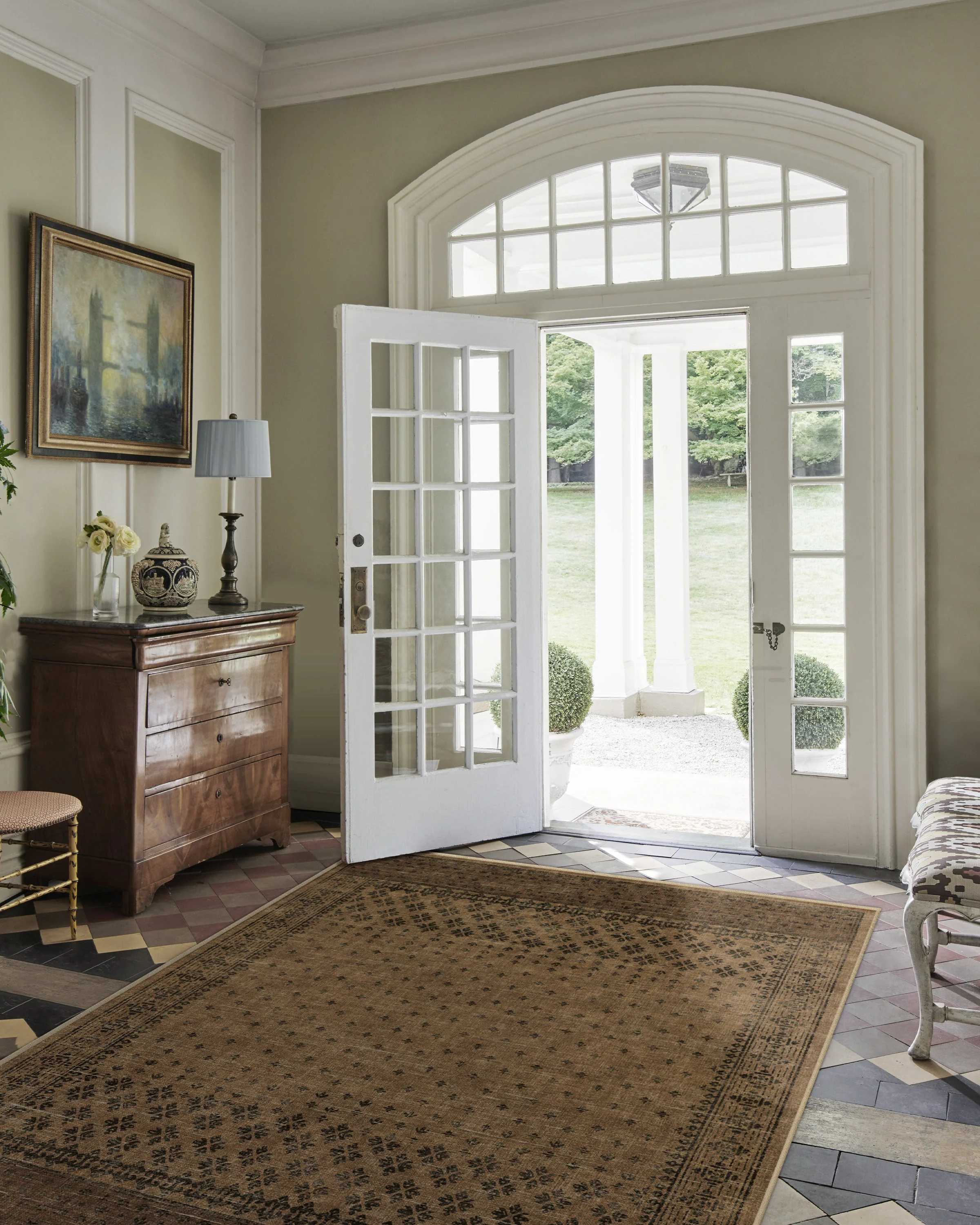 Fernanda Black & Tan Rug