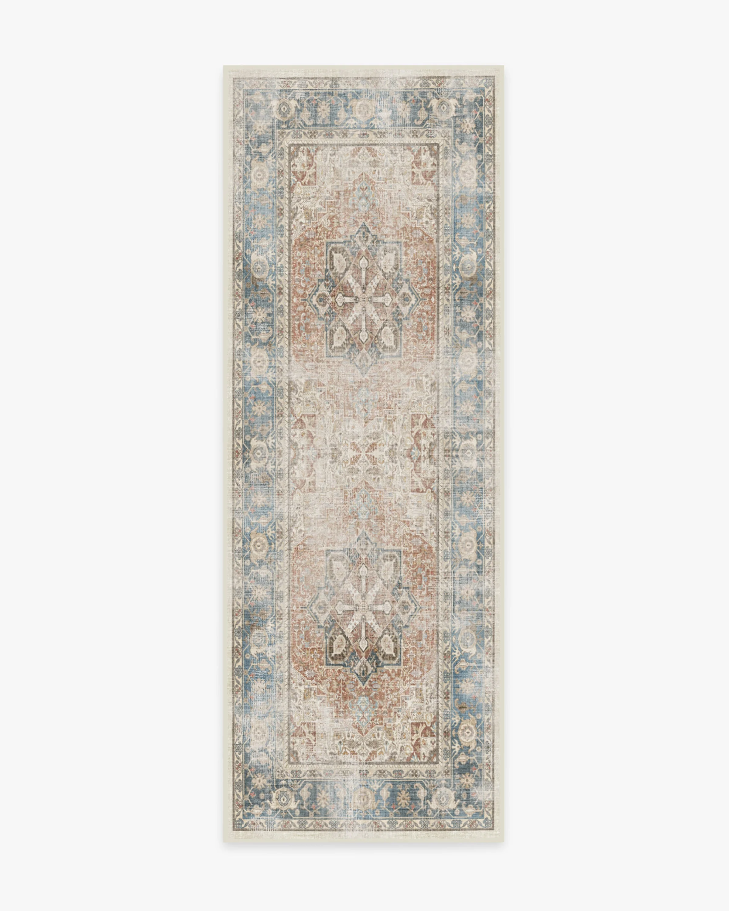 Kamran Coral Flatwoven Rug