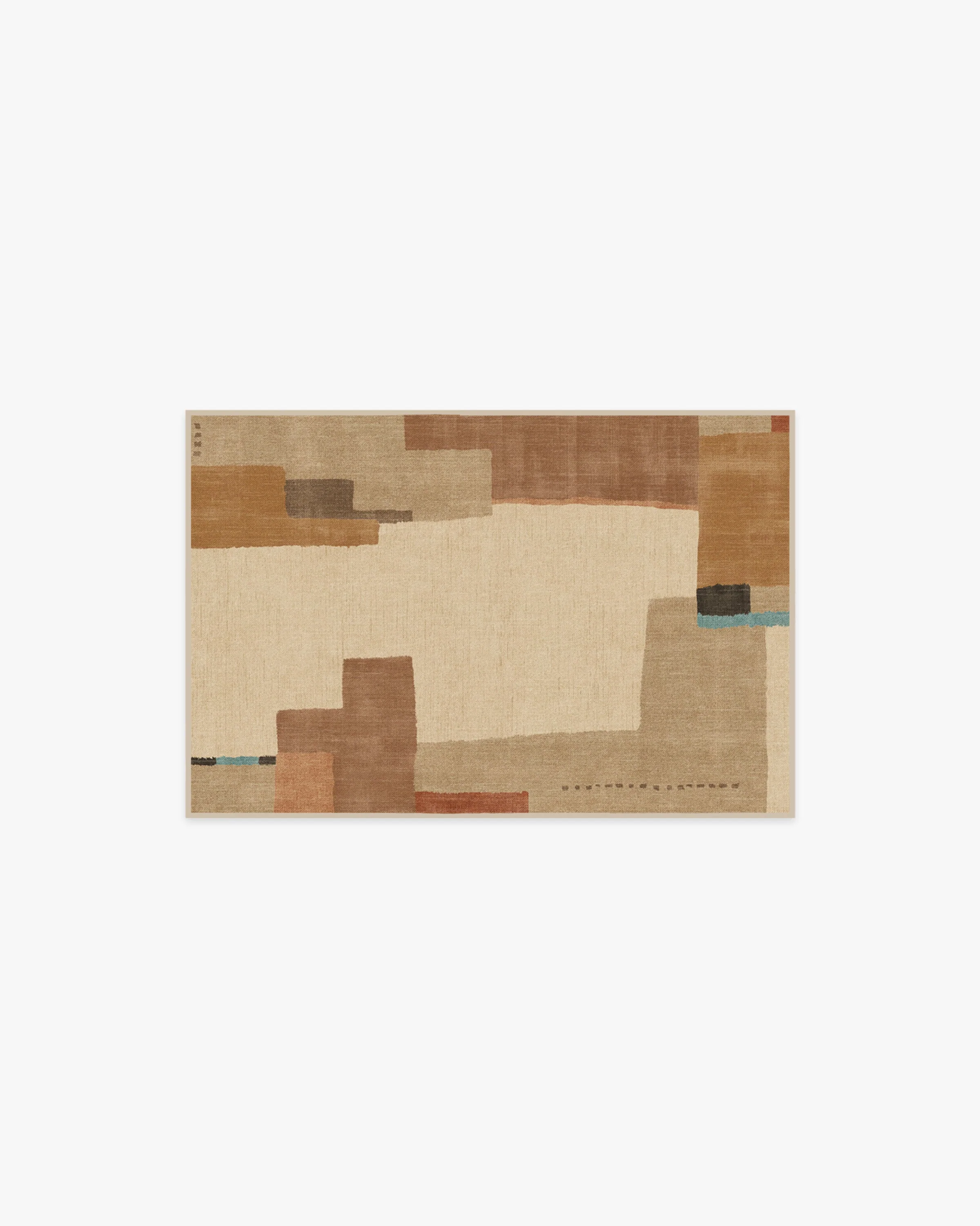 Ananda Natural Pop Flatwoven Rug by Architectural Digest