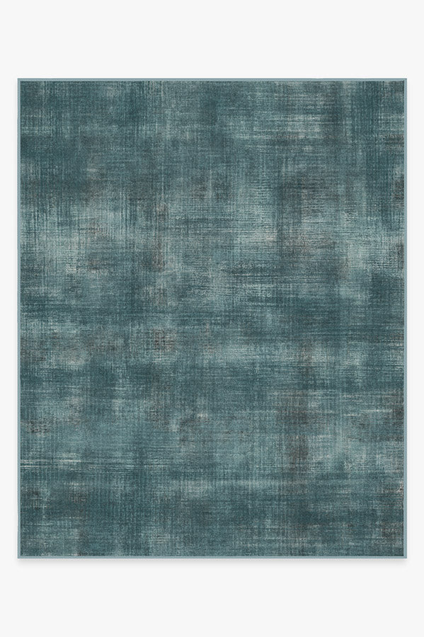 Sudaria Solid Teal Blue Rug