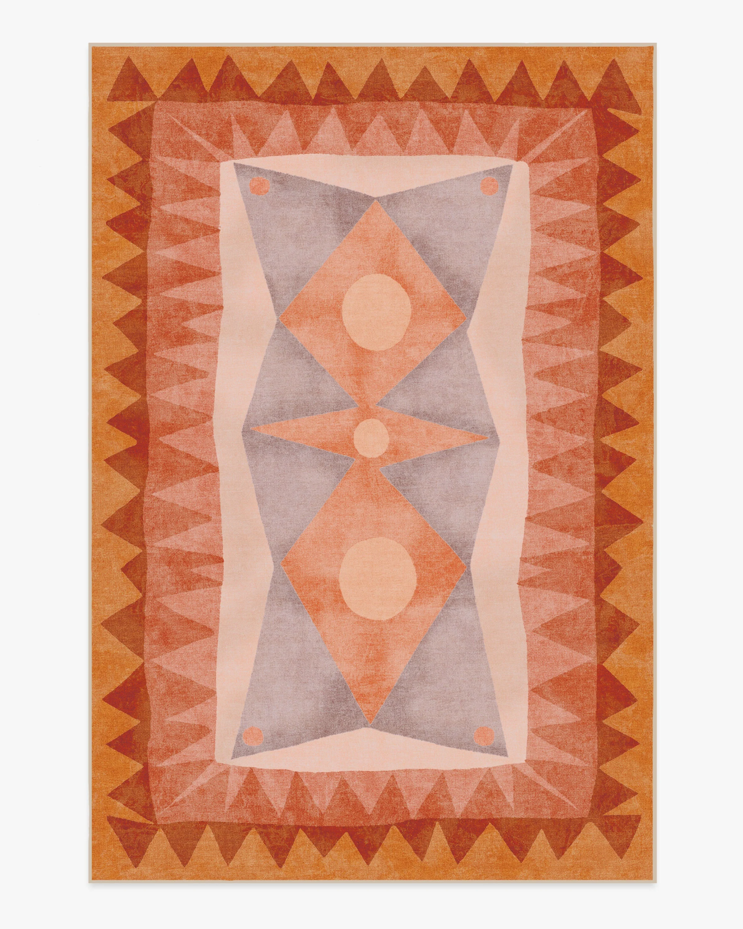 Hilma Sunset Flatwoven Rug by Justina Blakeney