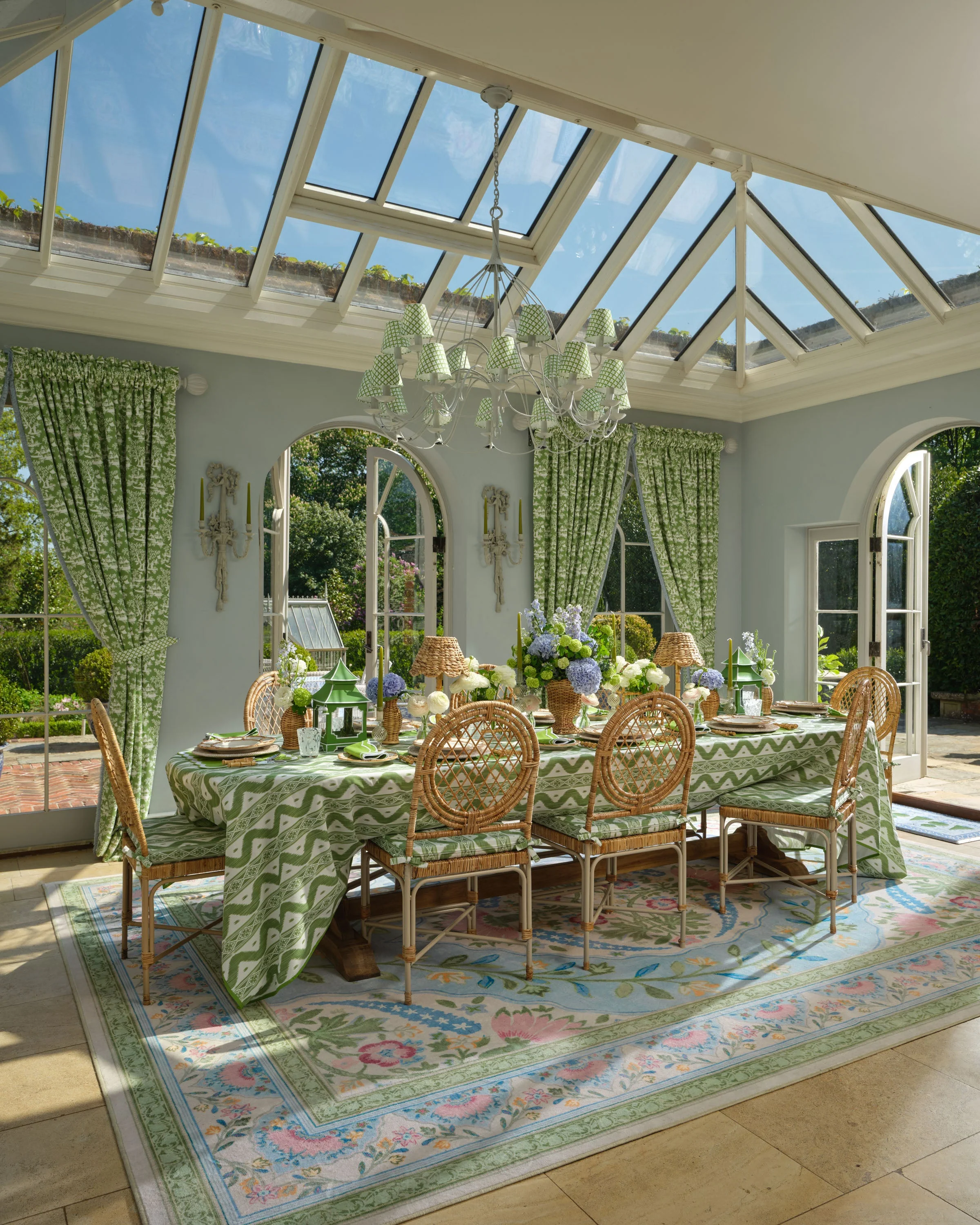 Skye Blue Multicolor Rug by Mrs. Alice