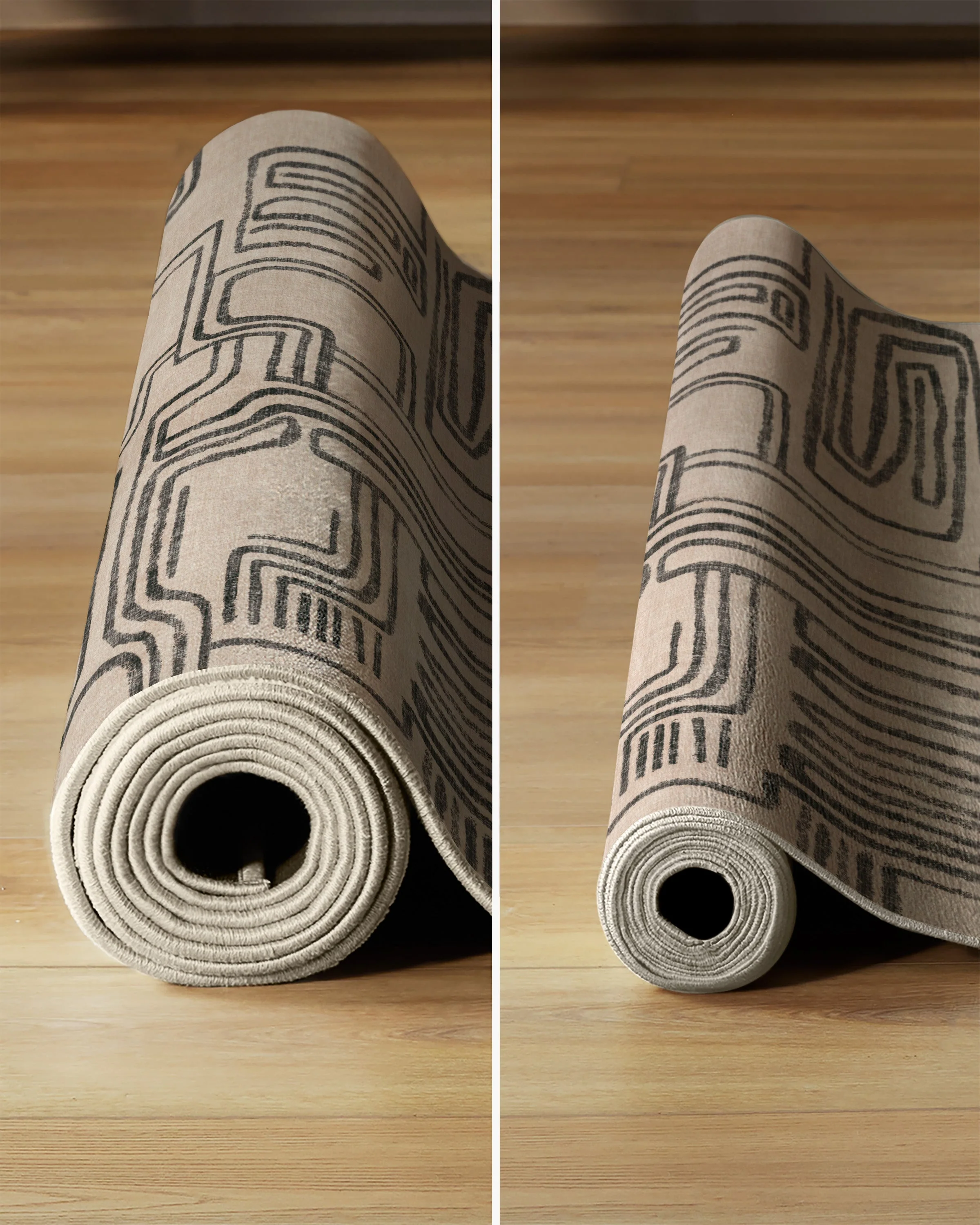 Kassena Black & Ivory Rug by Malene Barnett