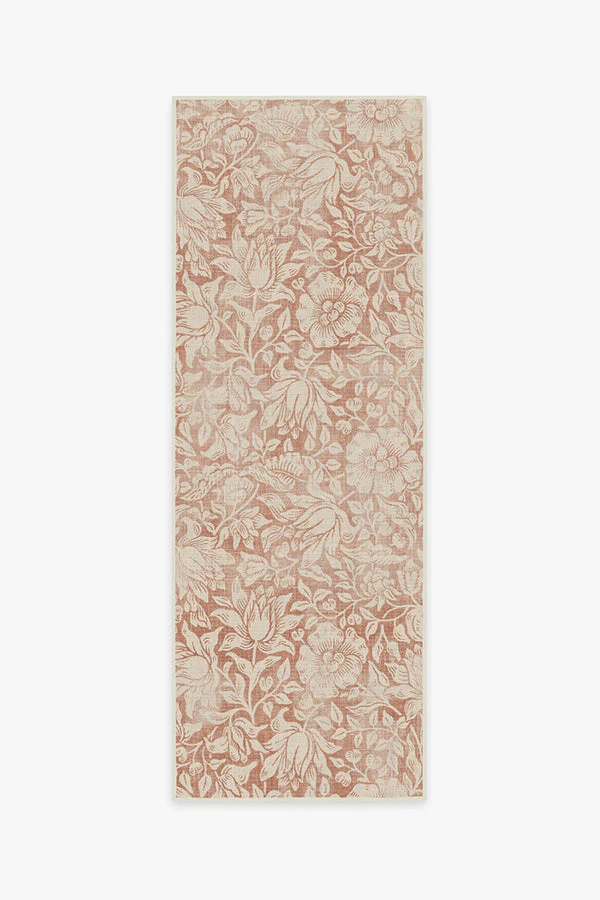 Mallow Rust Flatwoven Rug by Morris & Co.