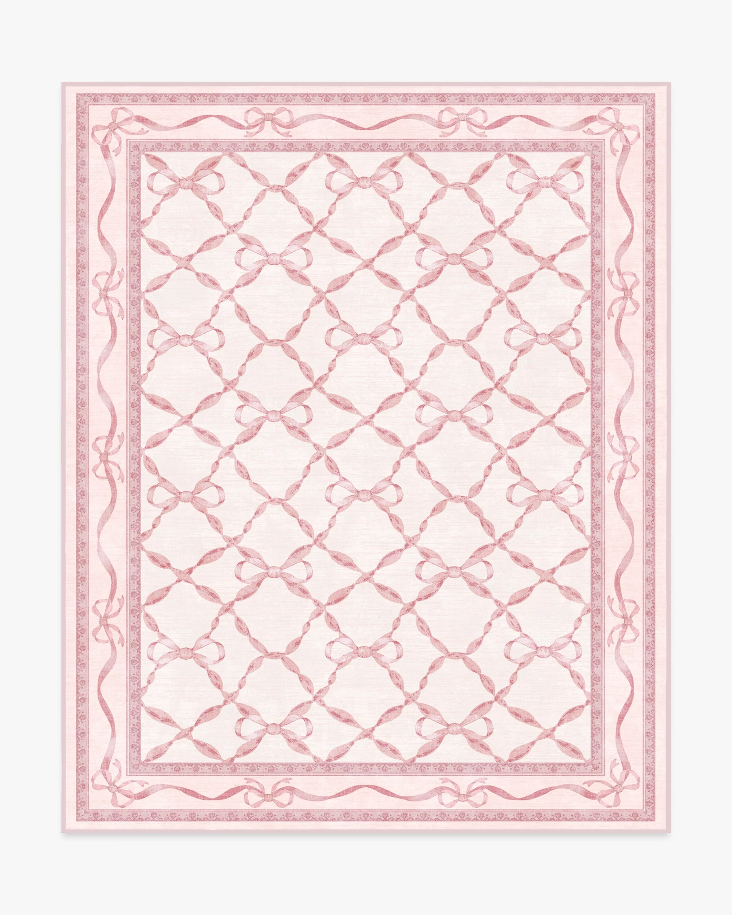 Eloise Pink Flatwoven Rug by Mrs. Alice