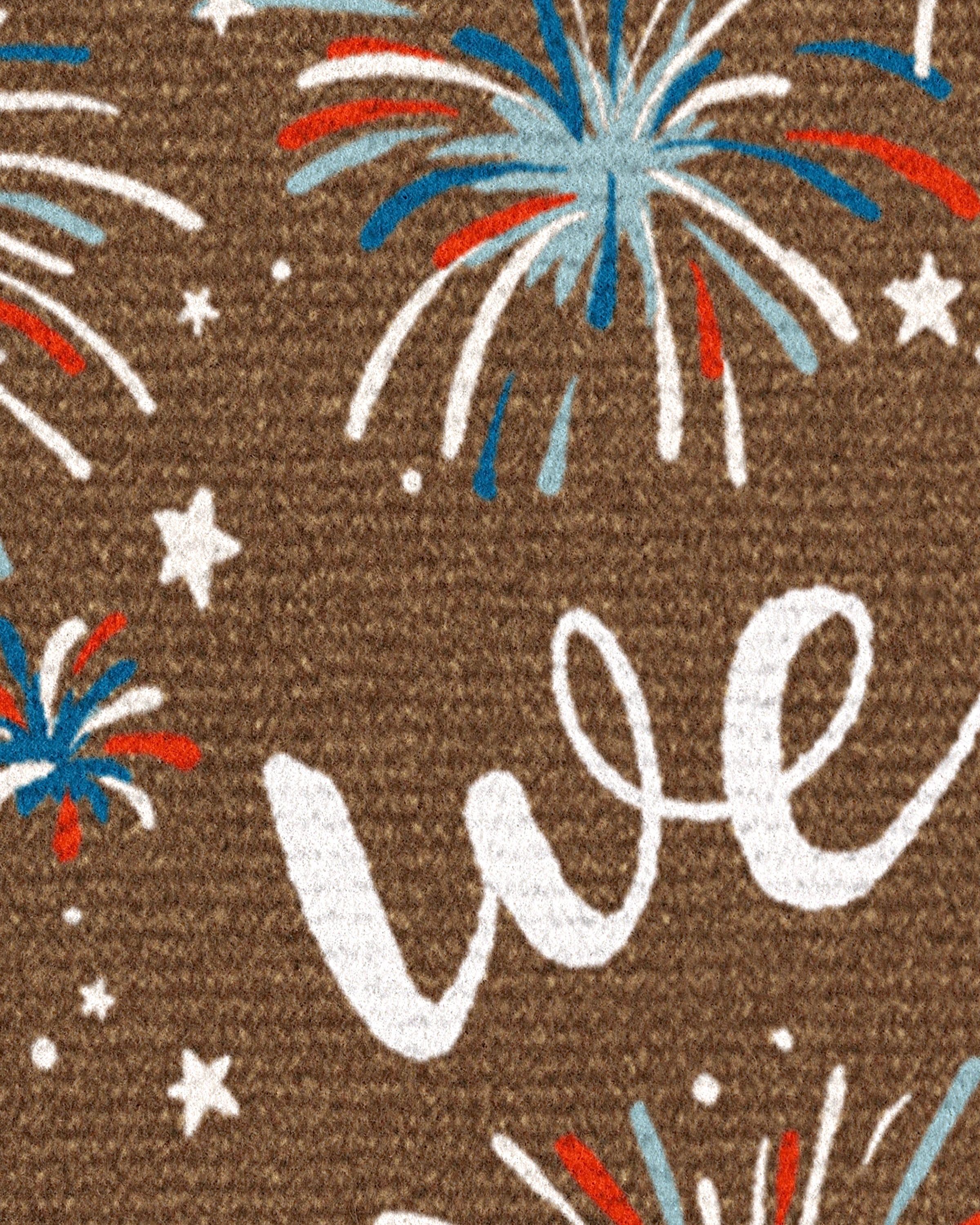 Welcome Fireworks Doormat