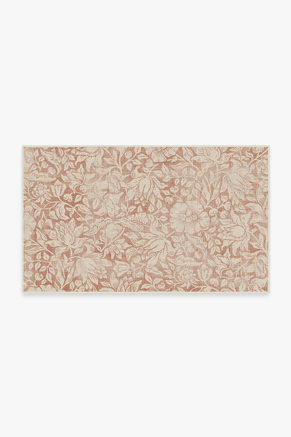 Mallow Rust Flatwoven Rug by Morris & Co.