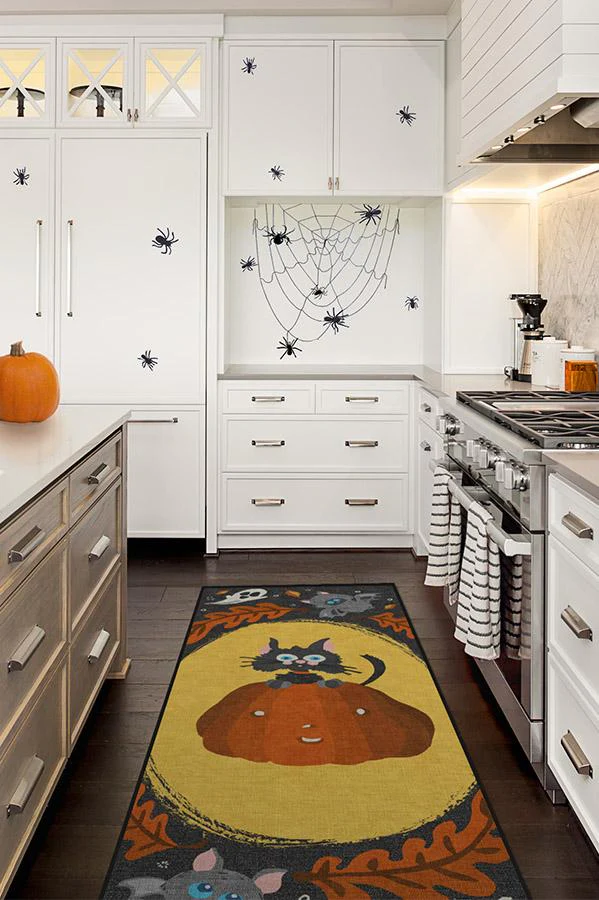 Scaredy Cat Flatwoven Rug