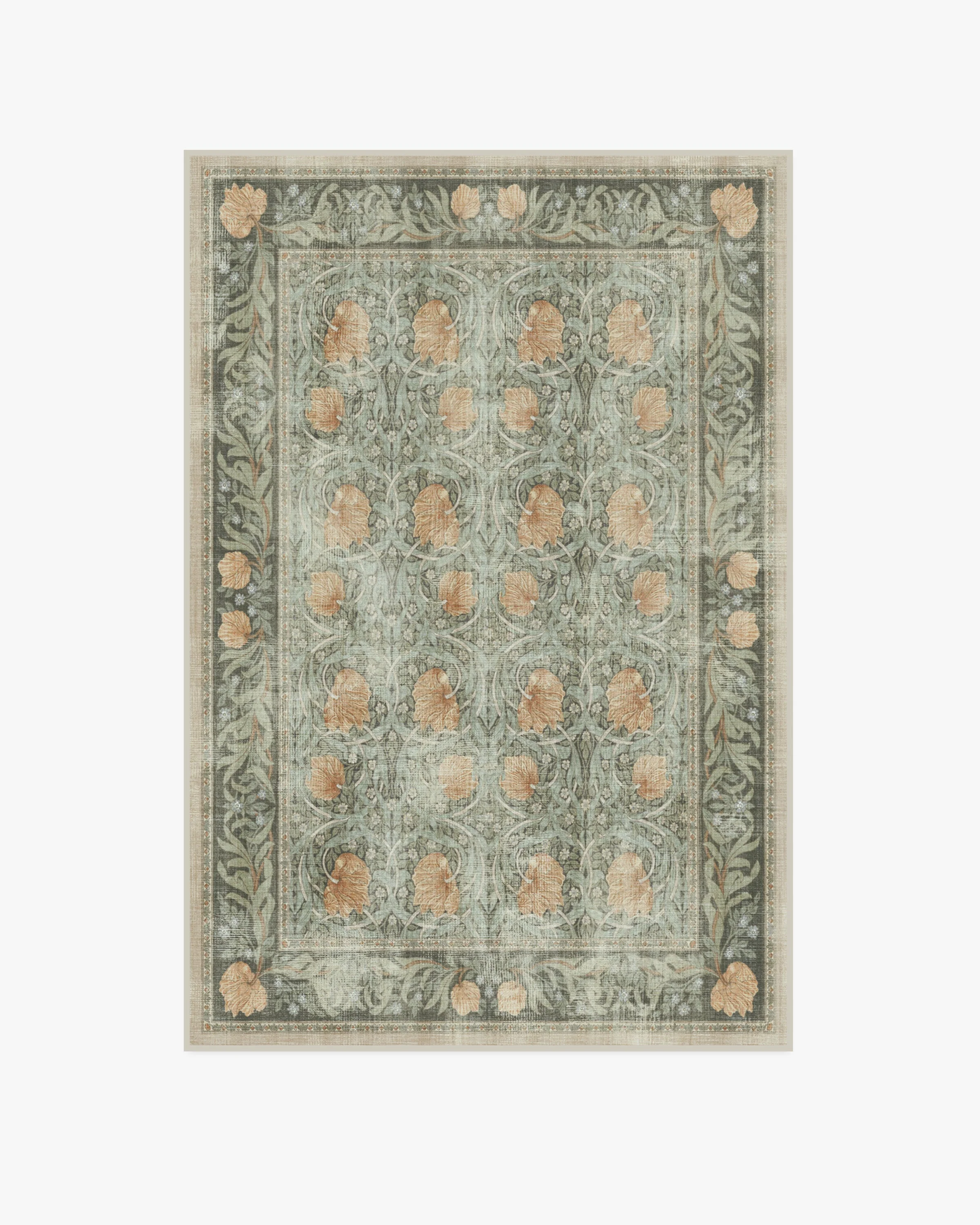 Pimpernel Jade Flatwoven Rug by Morris & Co.