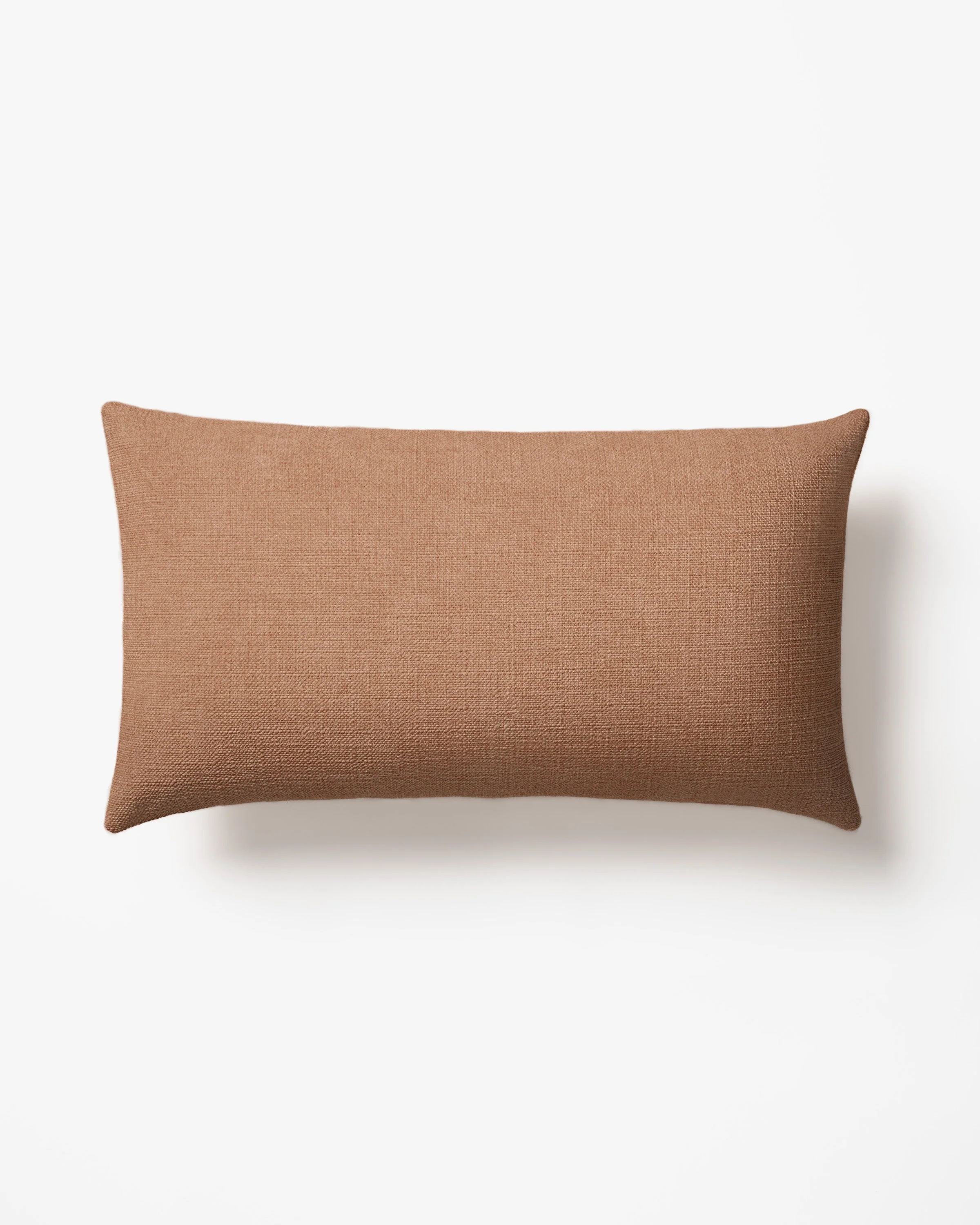 Coral Woven Throw Pillow