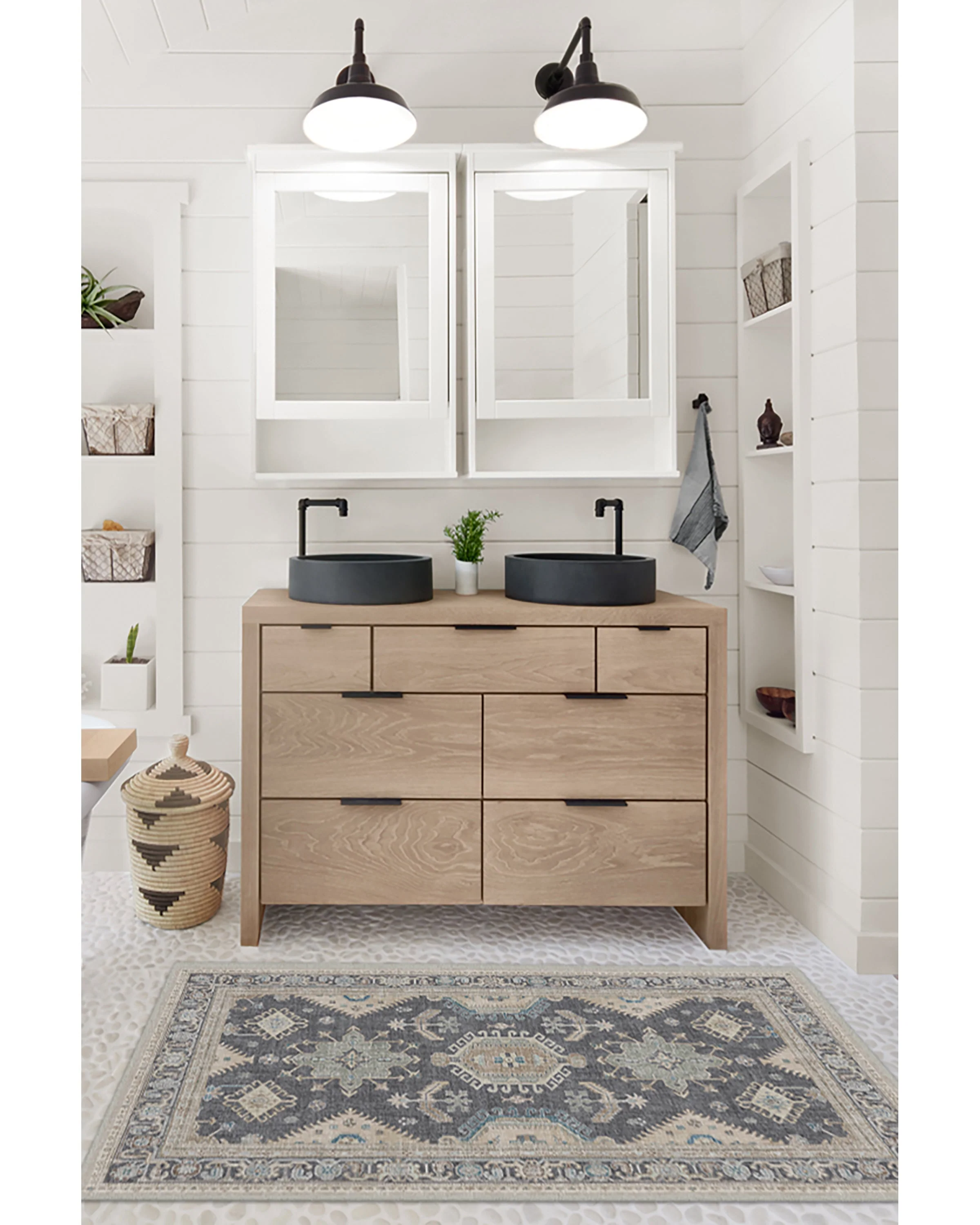 Cambria Abalone Flatwoven Rug