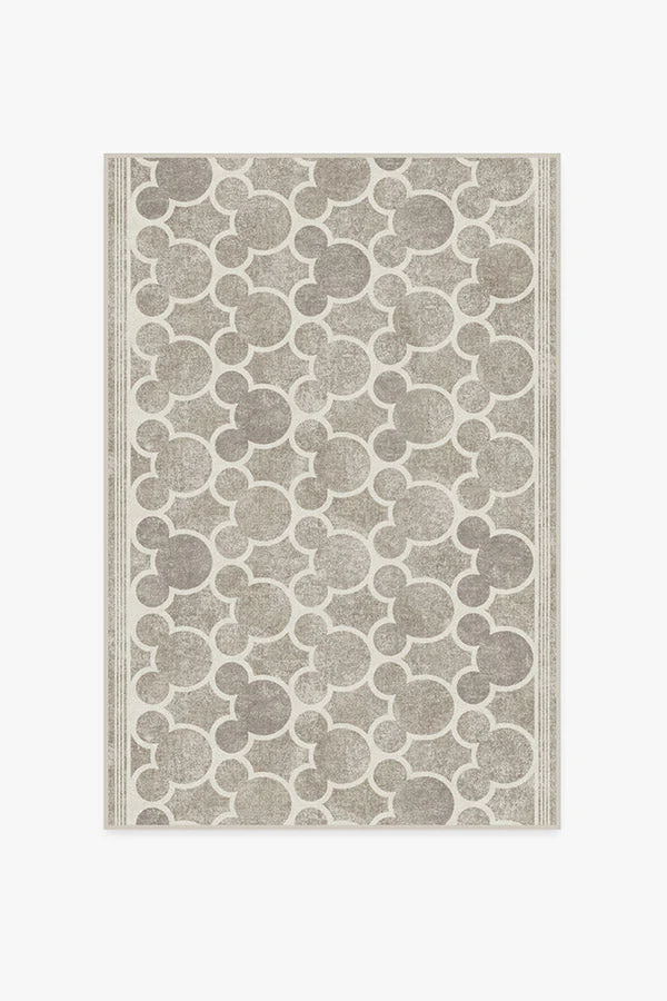 Mickey Trellis Ash Grey Rug