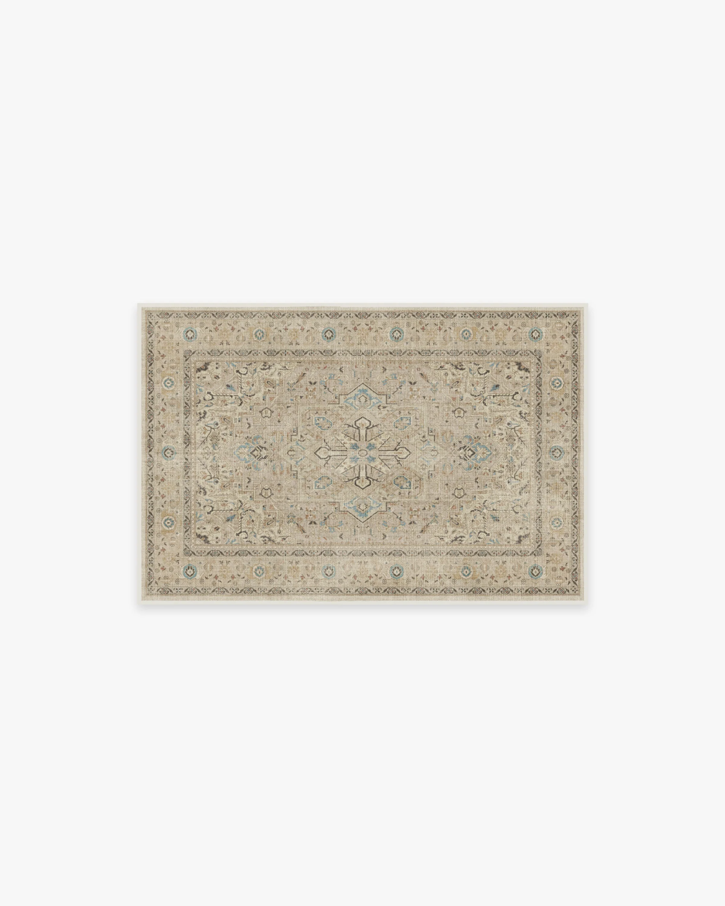 Kamran Ivory Opal Rug