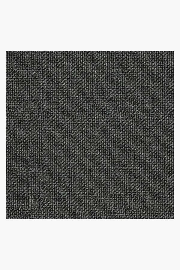 Denim Solid Black Outdoor Rug