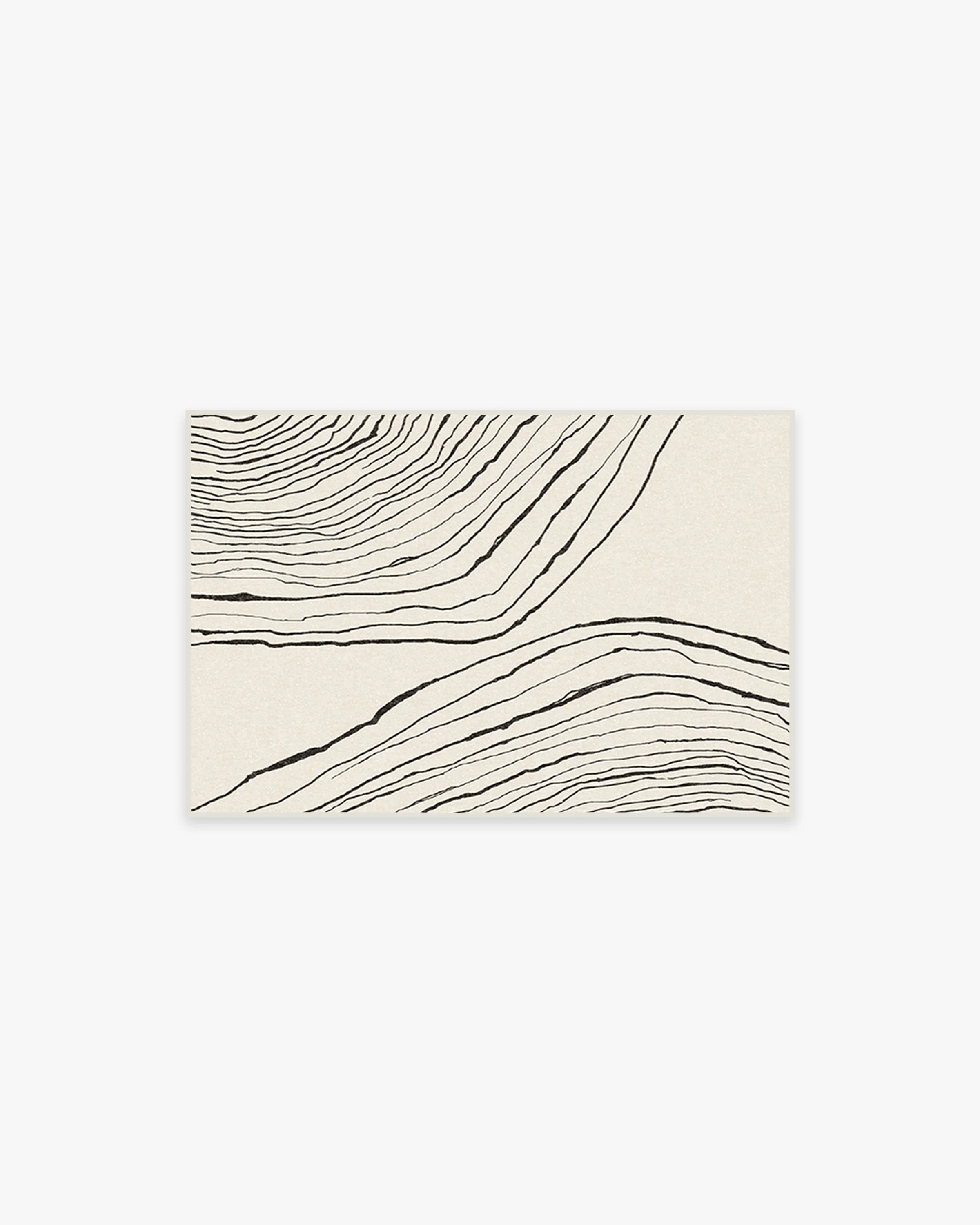 Seine Black & Ivory Flatwoven Rug by Nina Takesh