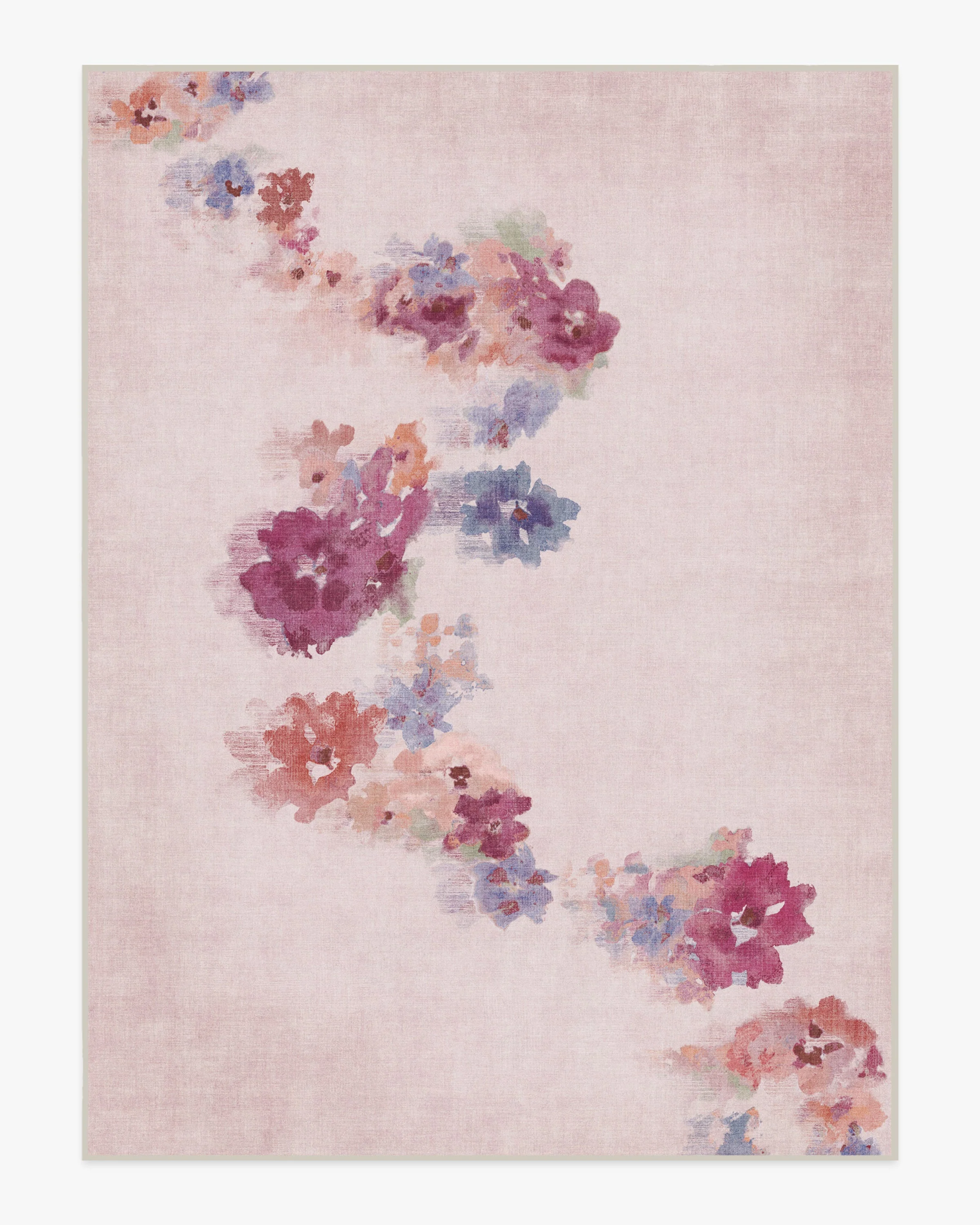 Clara Soft Rose Rug
