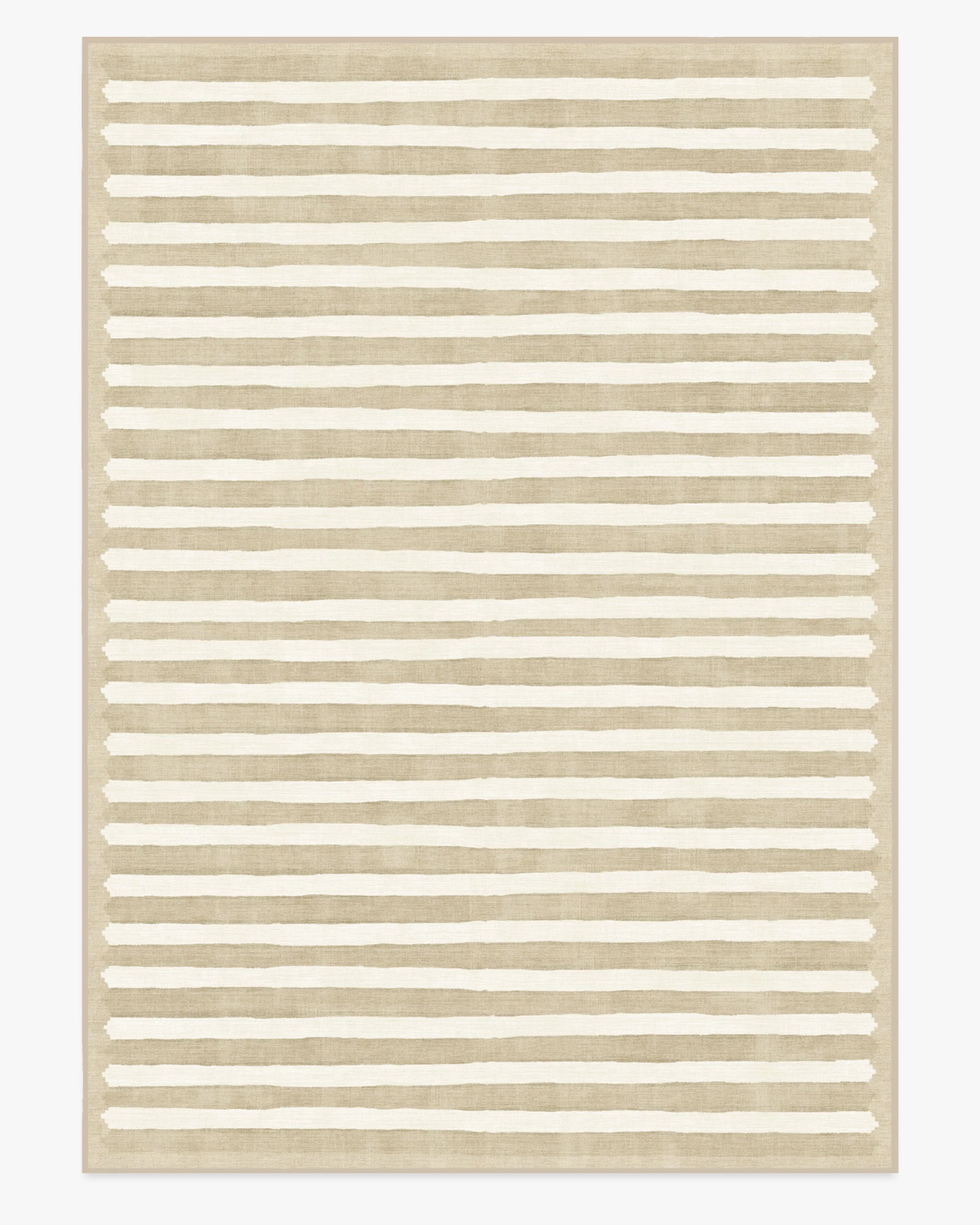 Elin Stripe Latte Cream Rug by goop