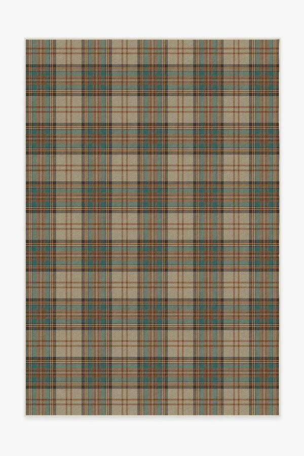 Dress Stewart Tartan Khaki Rug