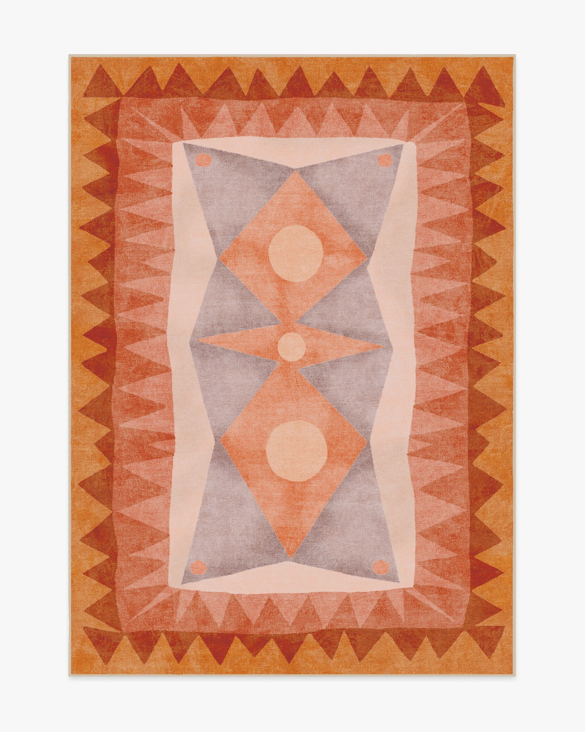 Hilma Sunset Flatwoven Rug by Justina Blakeney