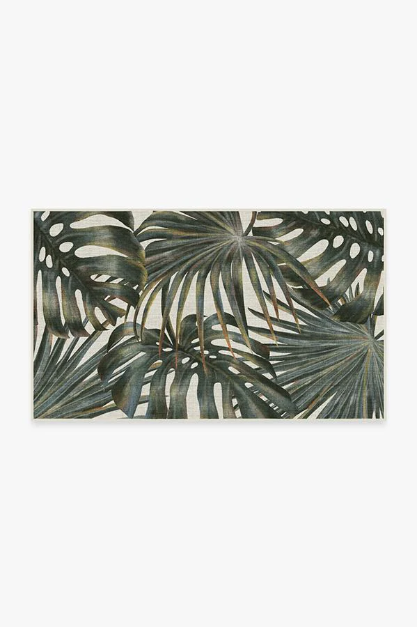 Tropical Green Outdoor Rug