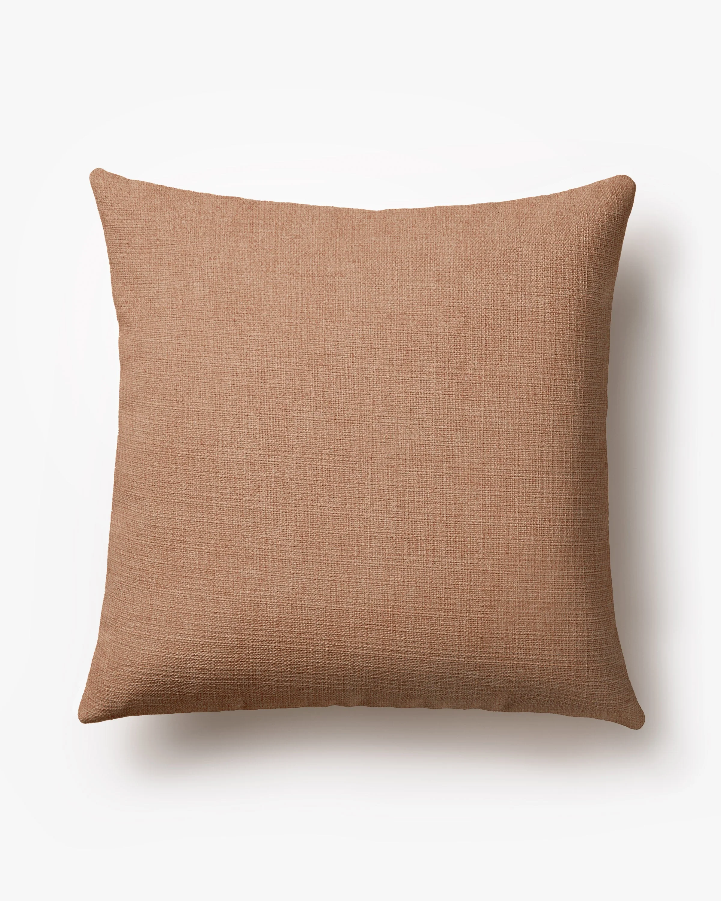 Coral Woven Throw Pillow