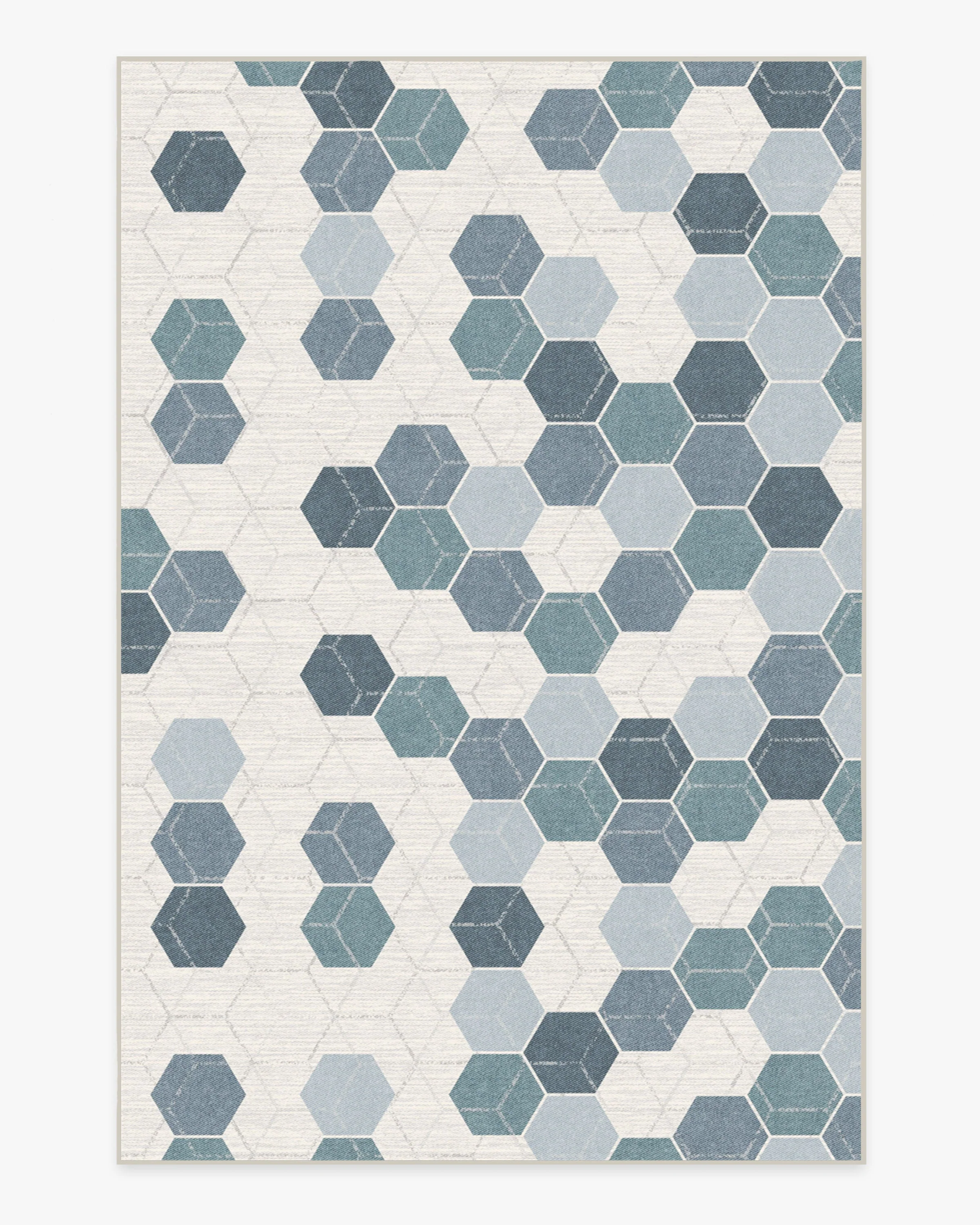 Prisma Slate Blue Flatwoven Rug