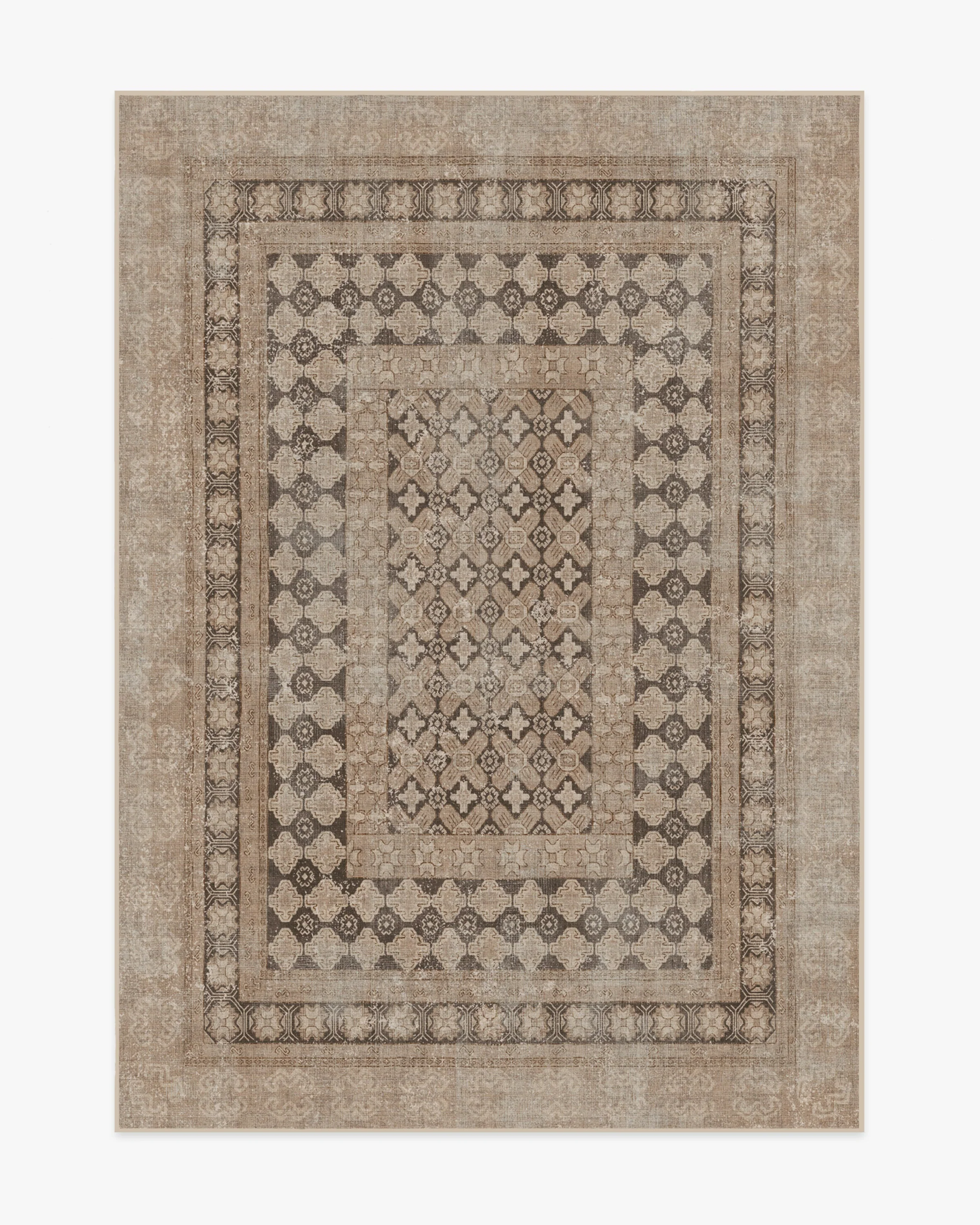 Cyrus Rose Gold Flatwoven Rug