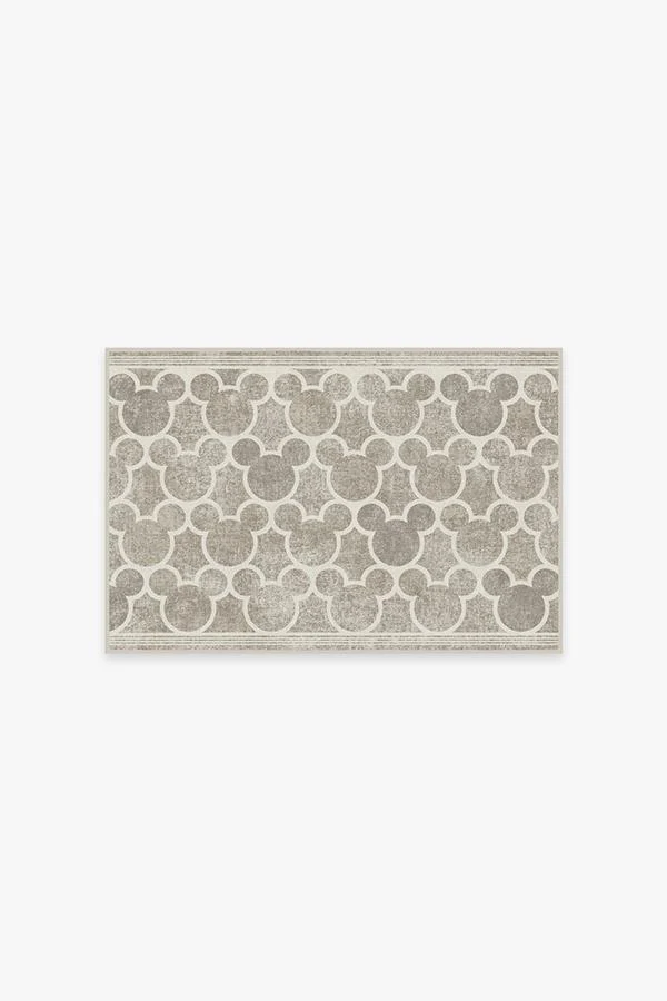 Mickey Trellis Ash Grey Flatwoven Rug