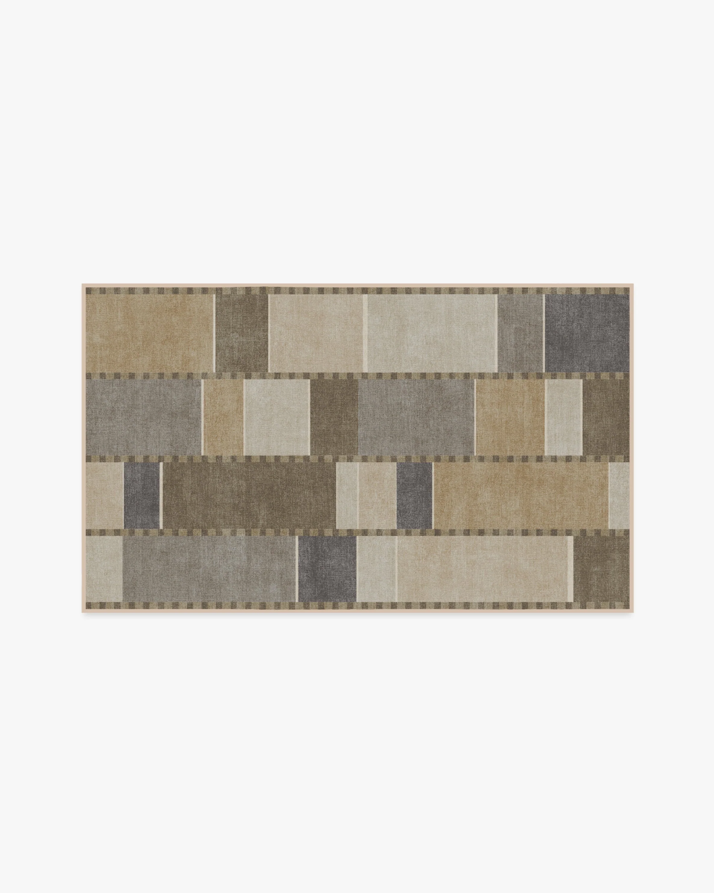 Vienna Beige & Stone Flatwoven Rug by Michael Michalsky
