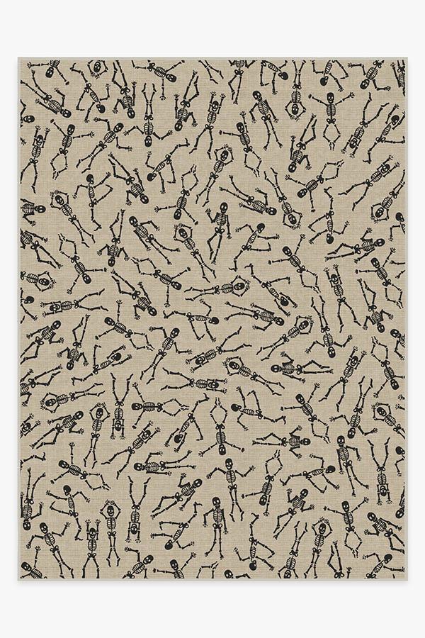 Bone Dance White Flatwoven Rug