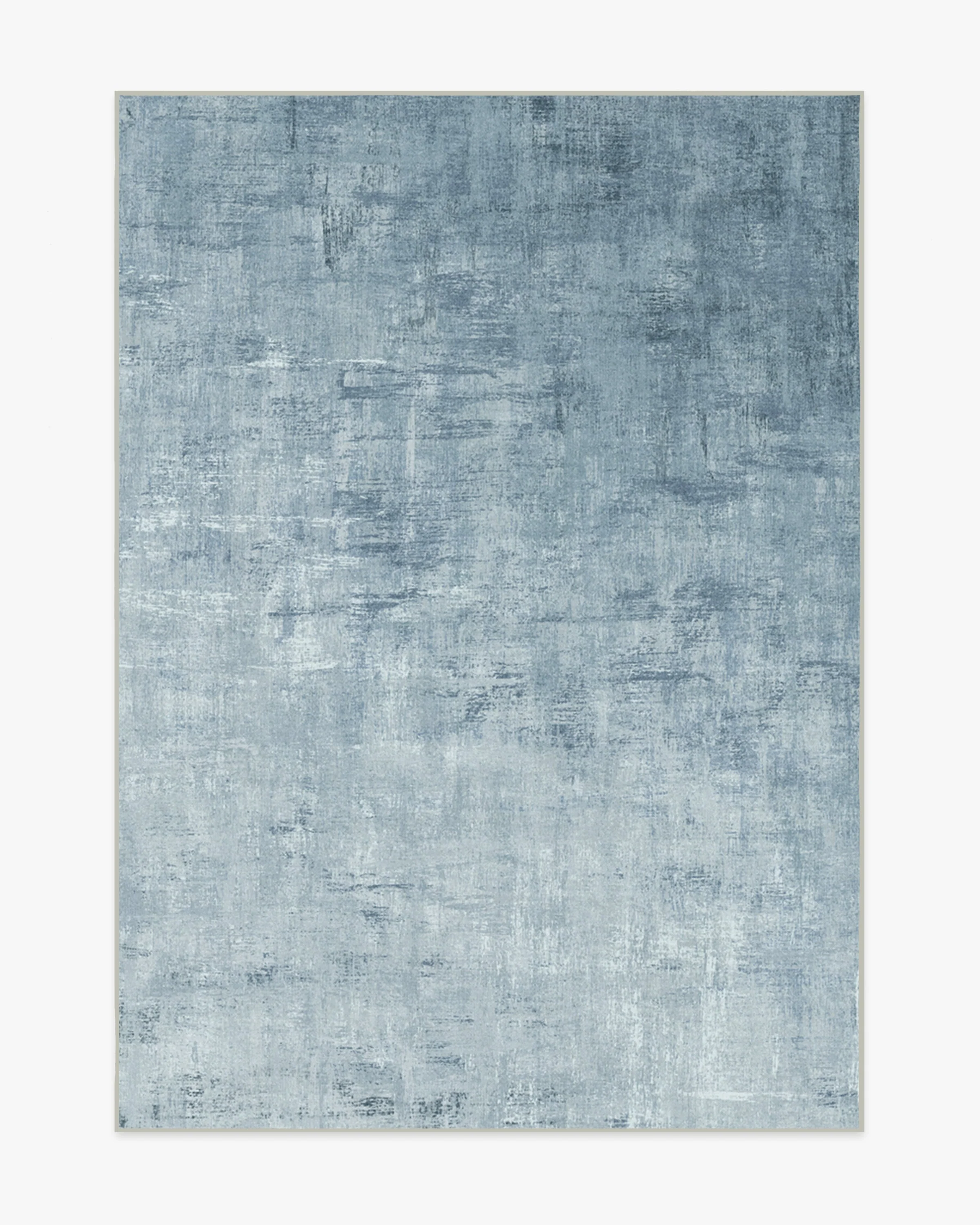 Impasto Slate Blue Flatwoven Rug