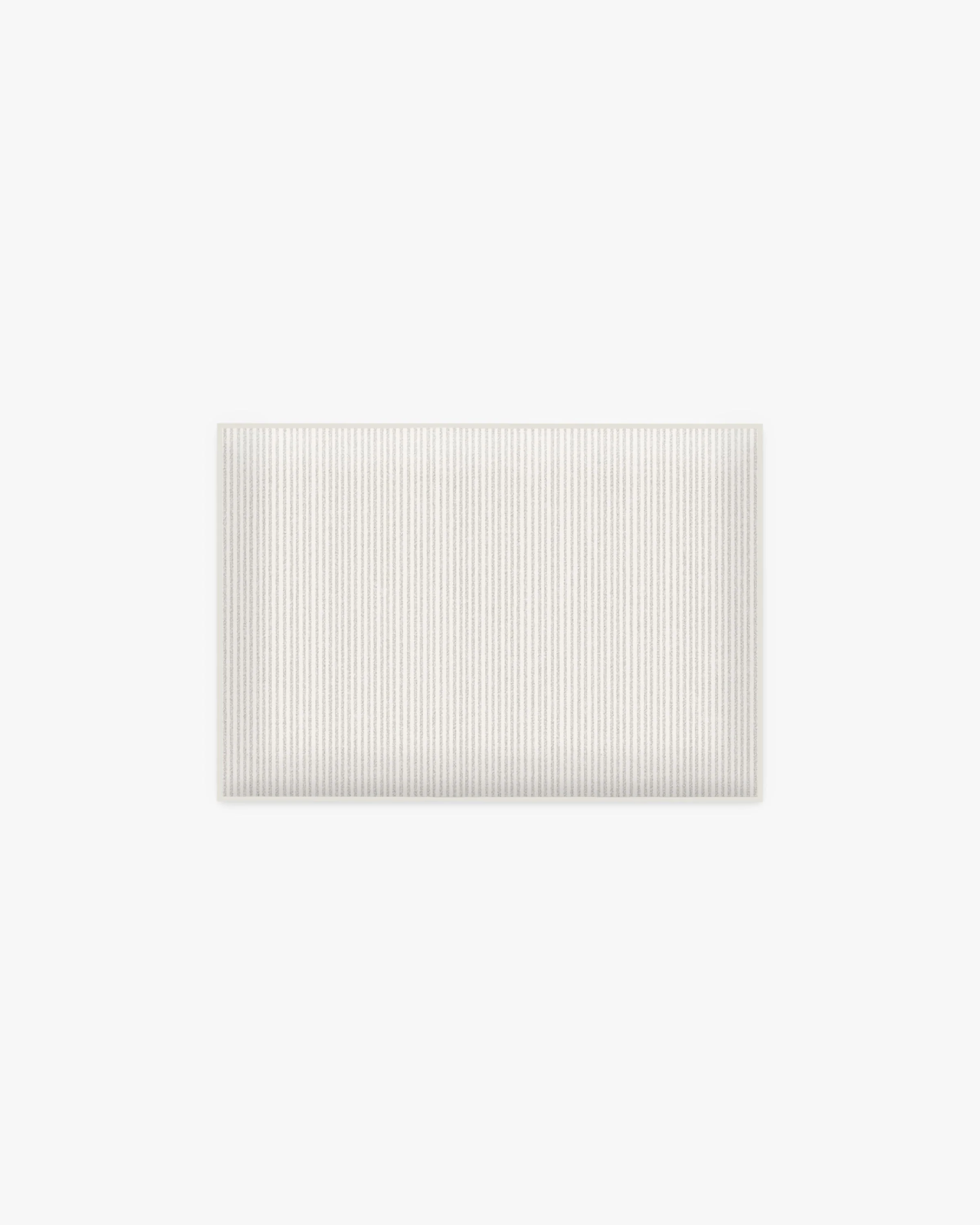 Sandro Stripe Off White Bath Mat