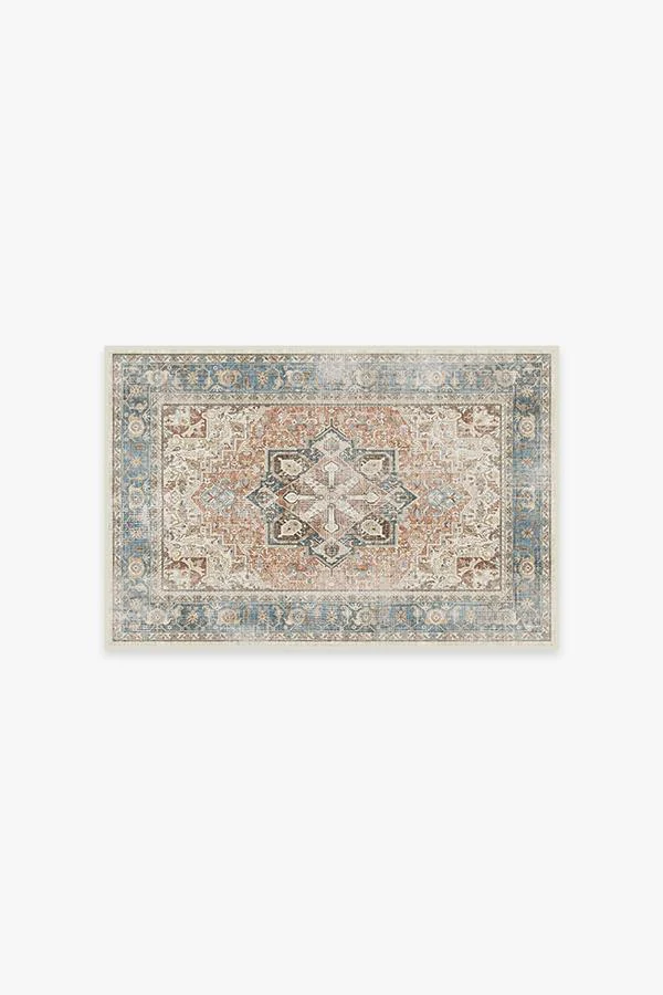 Kamran Coral Flatwoven Rug