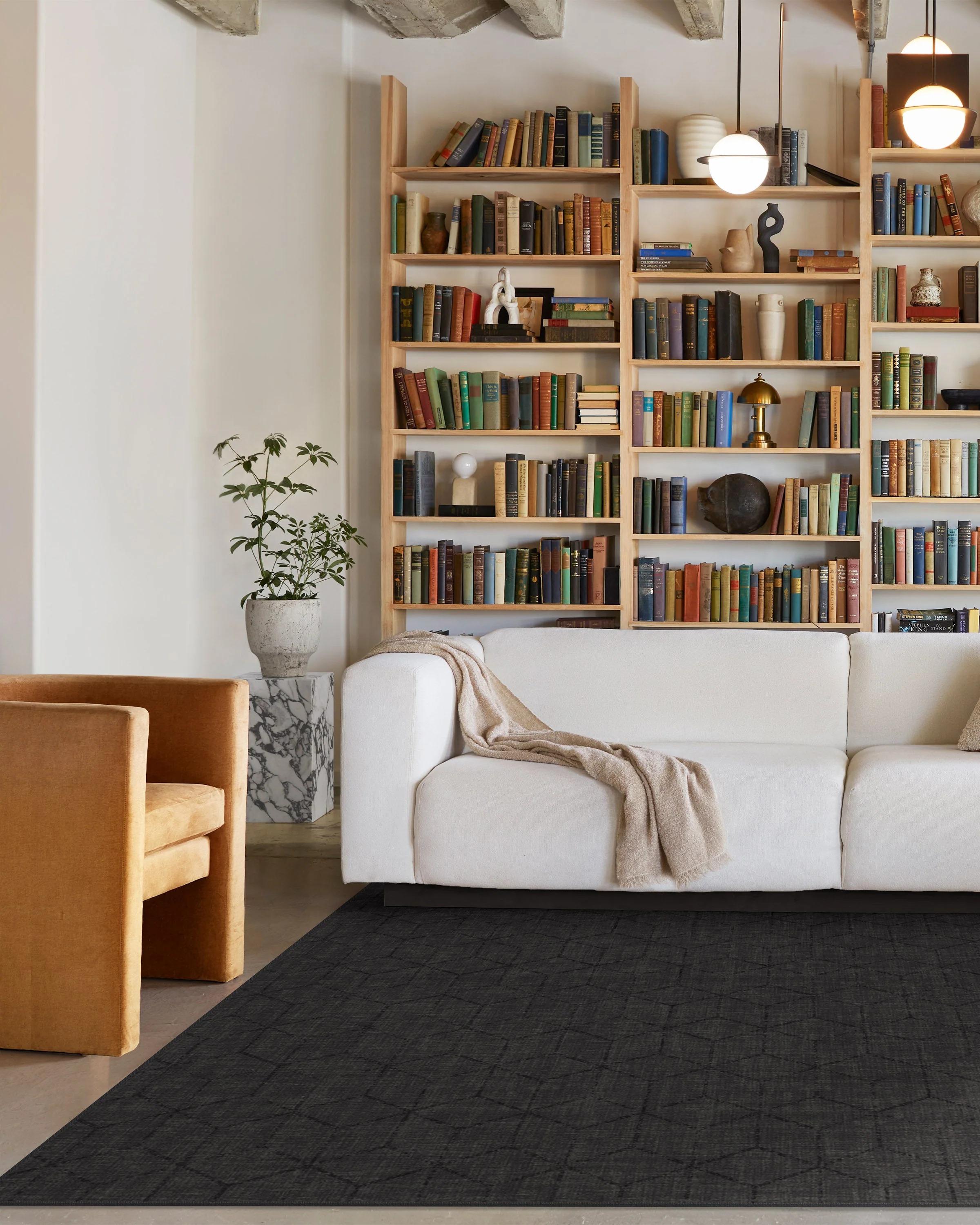 Prisma Soft Black Rug