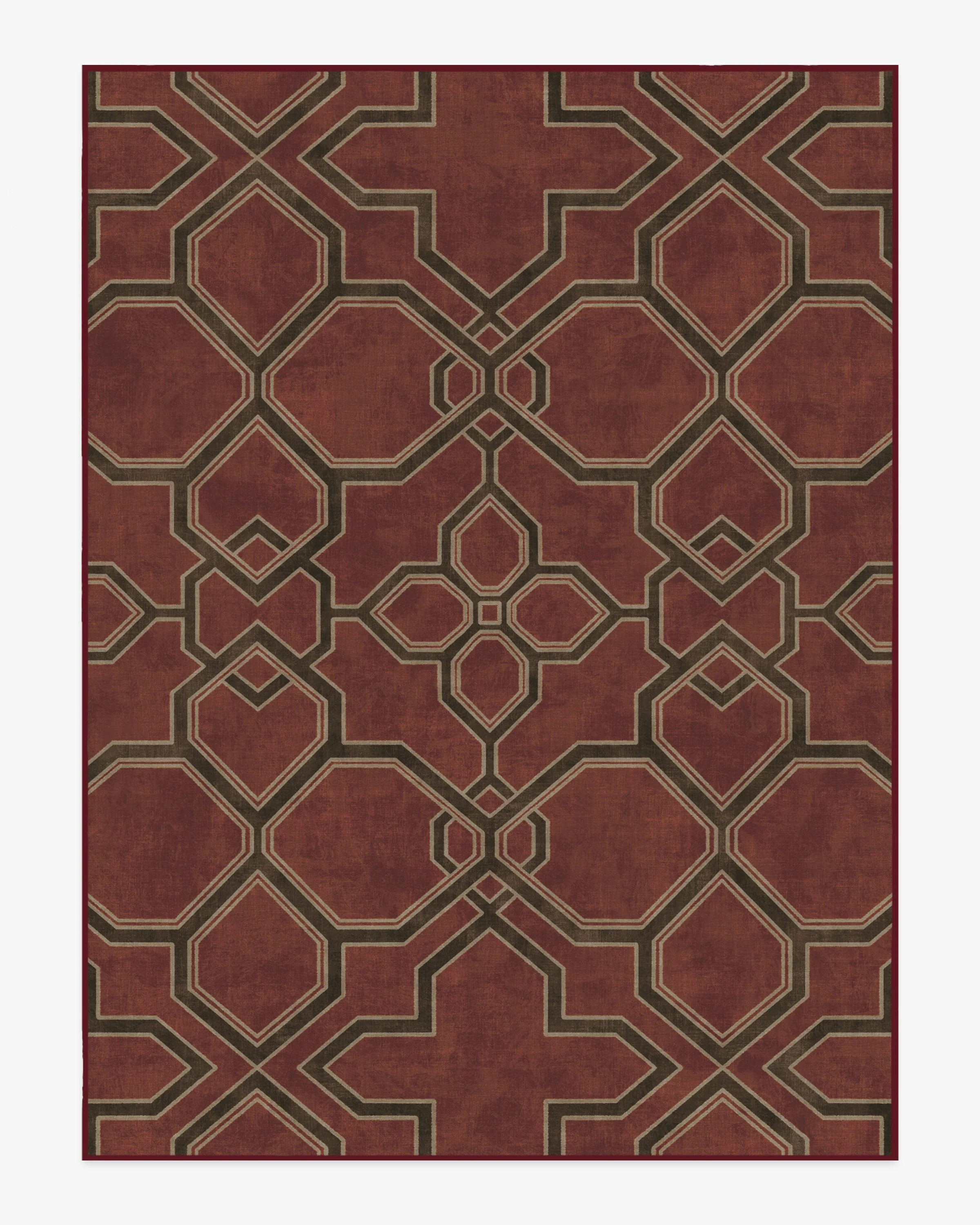 Kian Red Rug by Martyn Lawrence Bullard