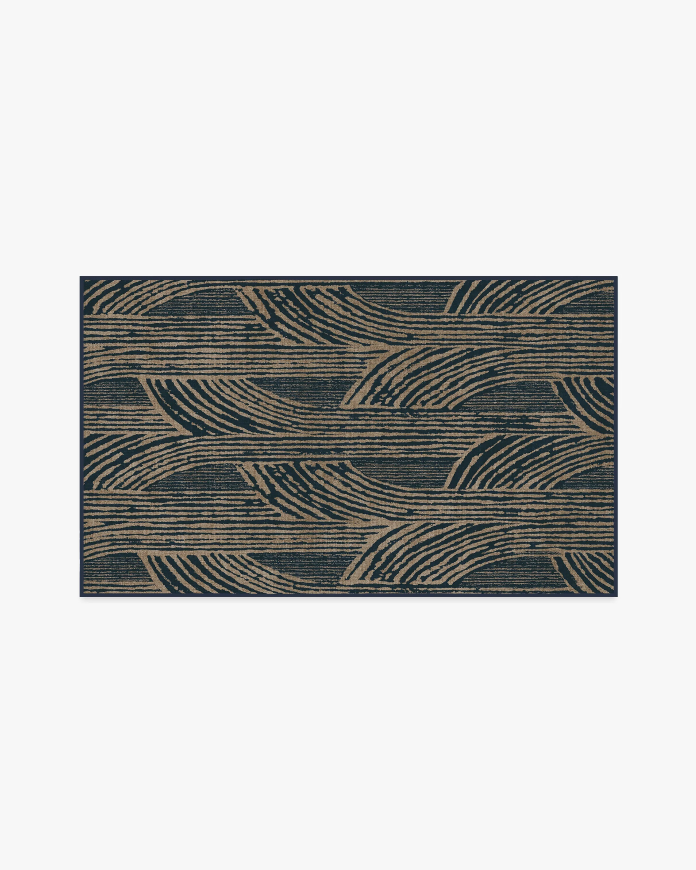 Beni Blue Flatwoven Rug by Martyn Lawrence Bullard