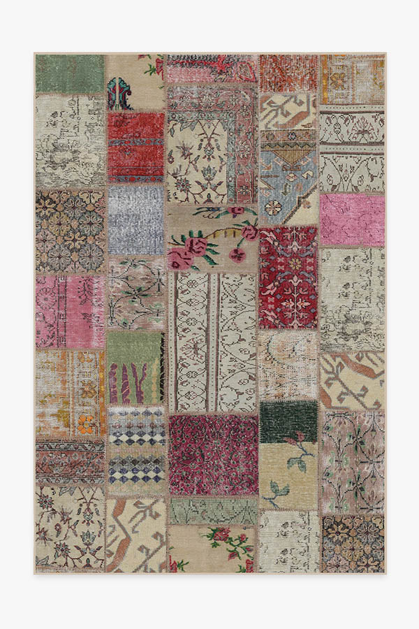 Patchwork Boho Flatwoven Rug