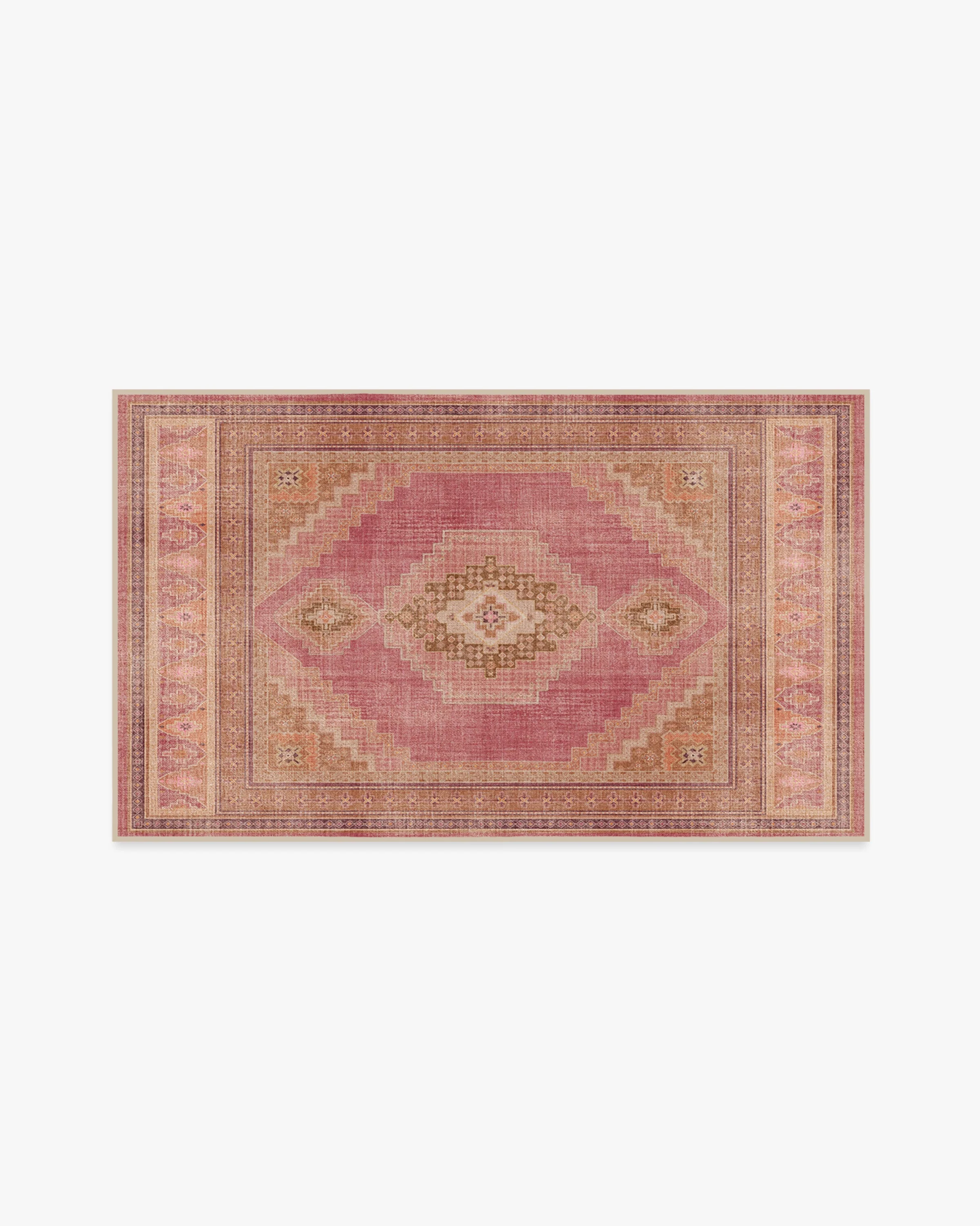 Rayne Pink & Orange Flatwoven Rug