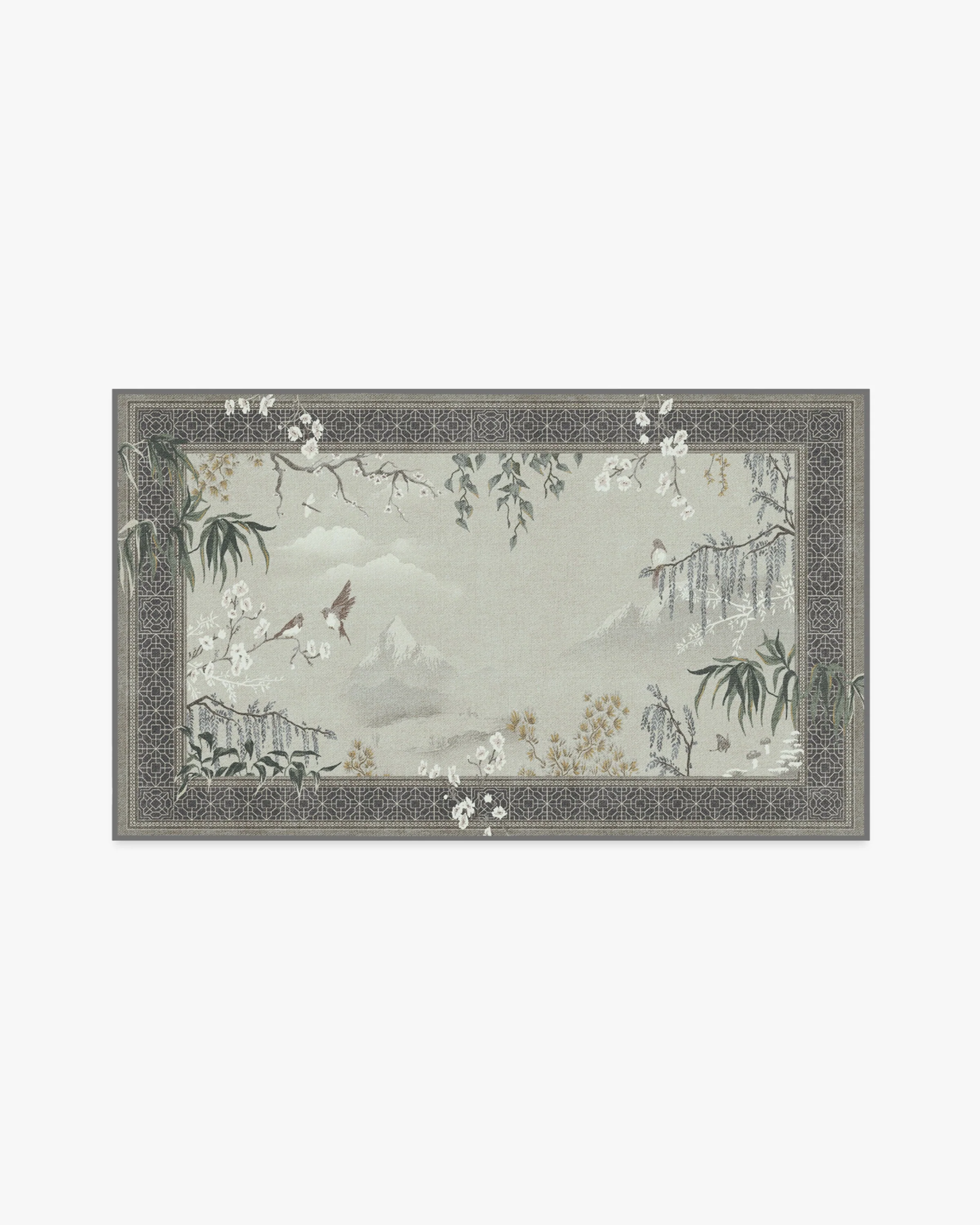 Wren Charcoal & Opal Flatwoven Rug