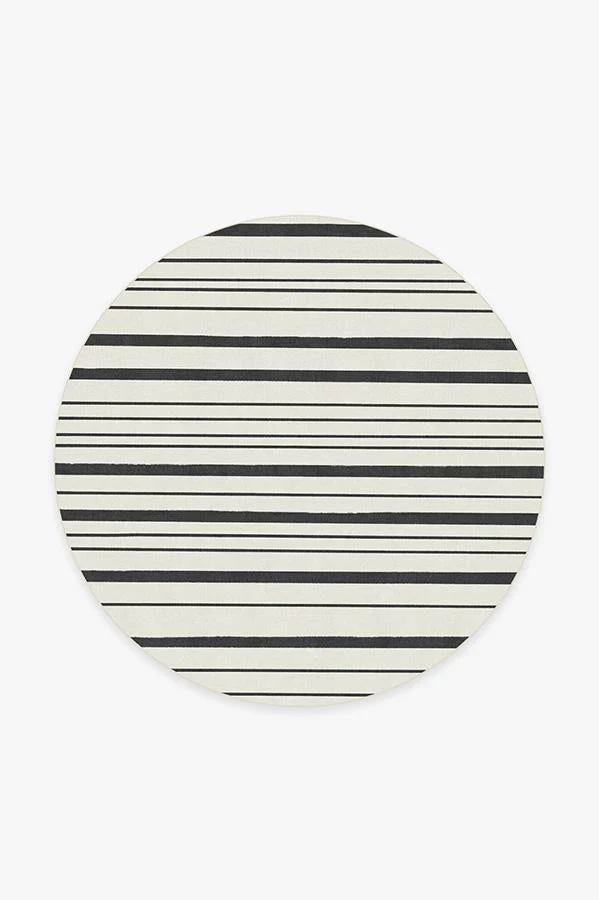 Hudson Stripe Black Rug