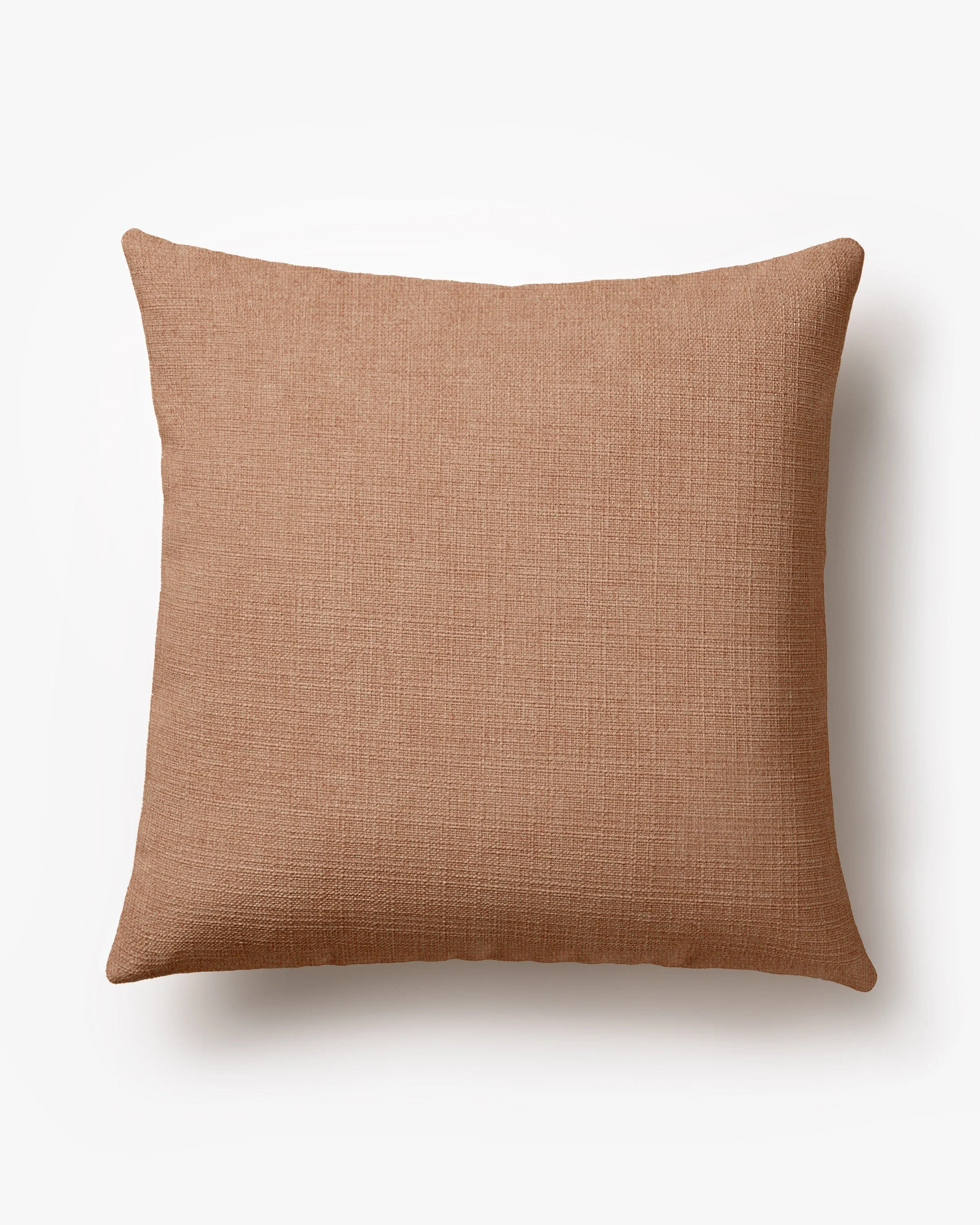 Coral Woven Throw Pillow