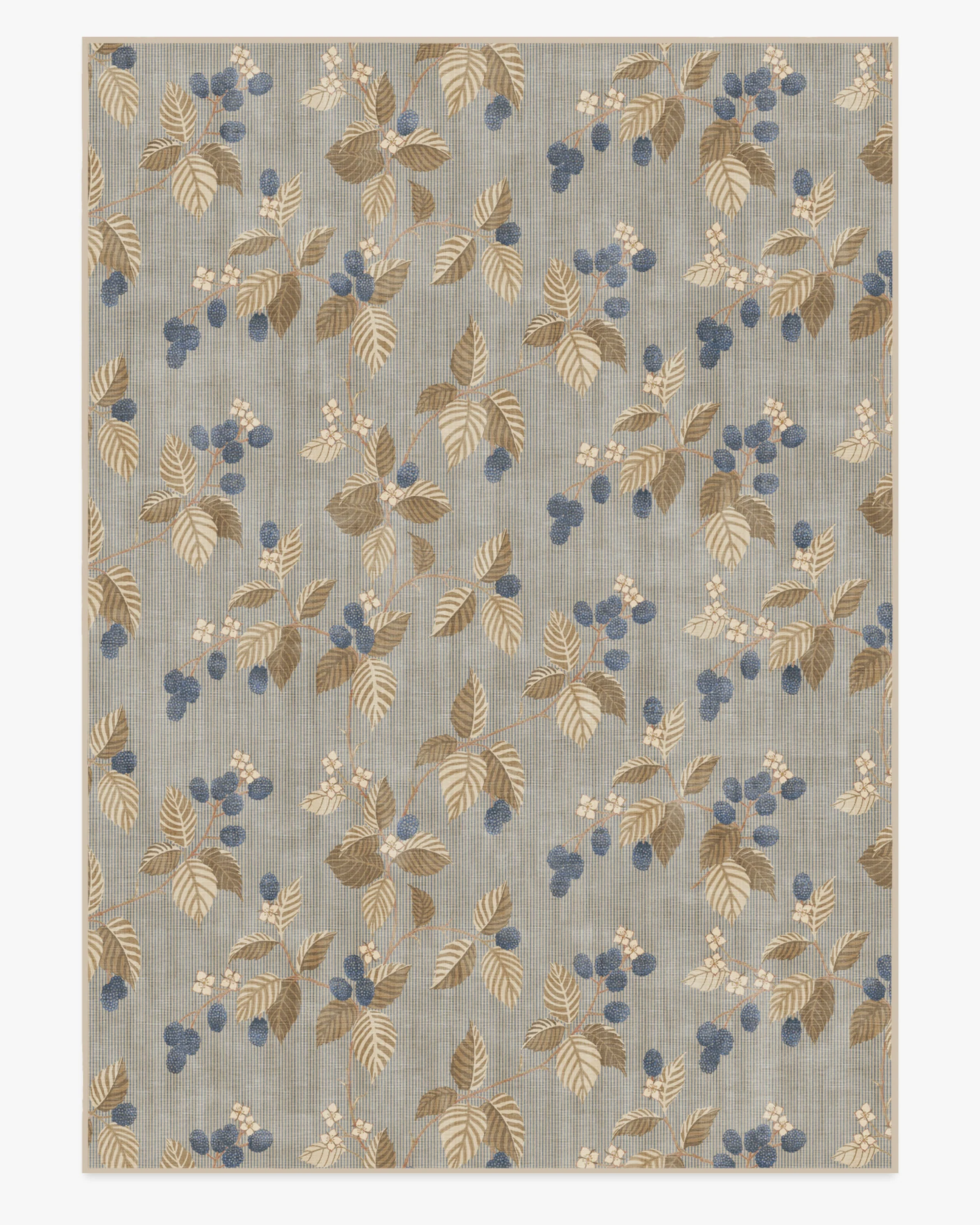 Rubus Azure & Fawn Rug by Sanderson