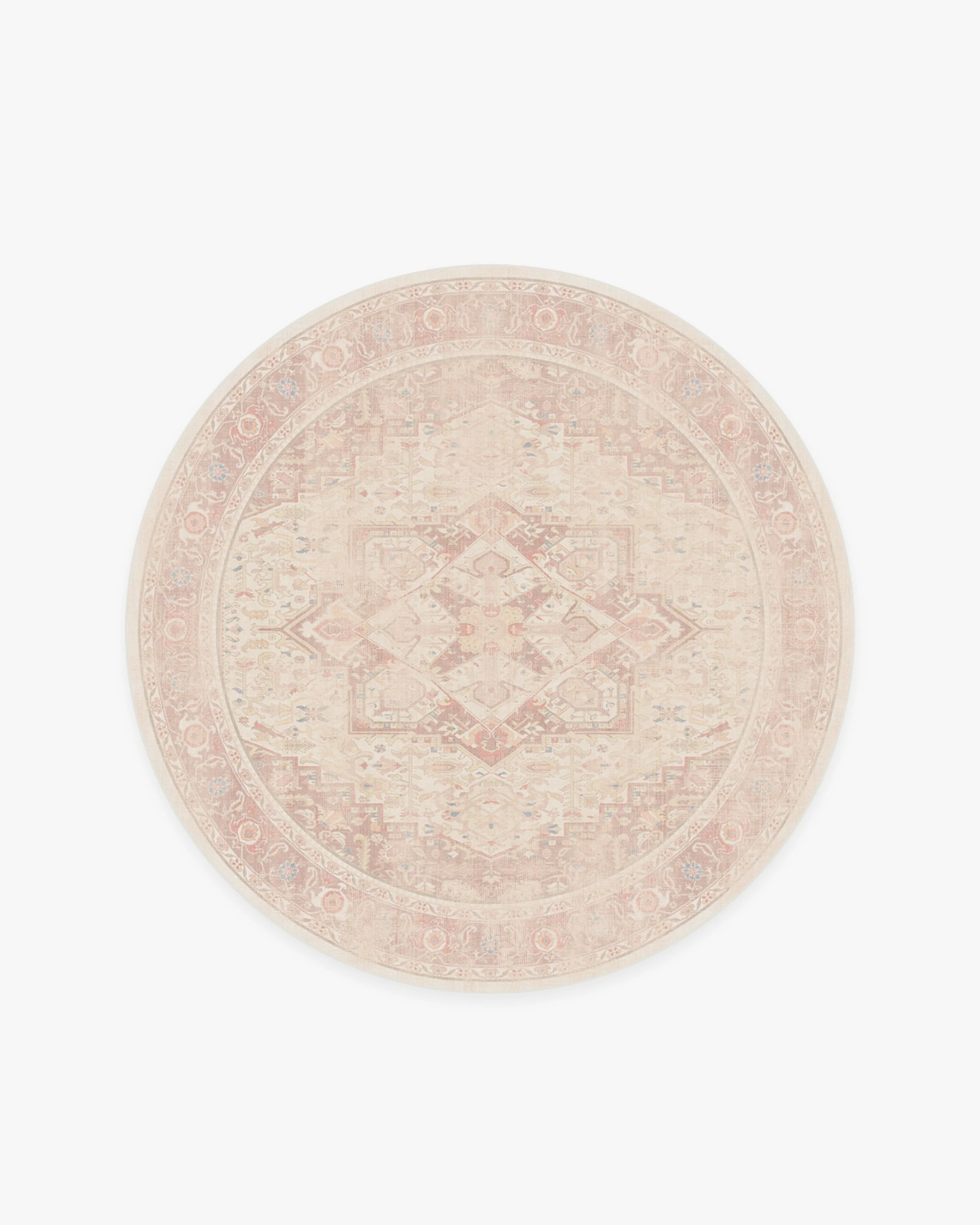 Kamran Soft Pink Flatwoven Rug