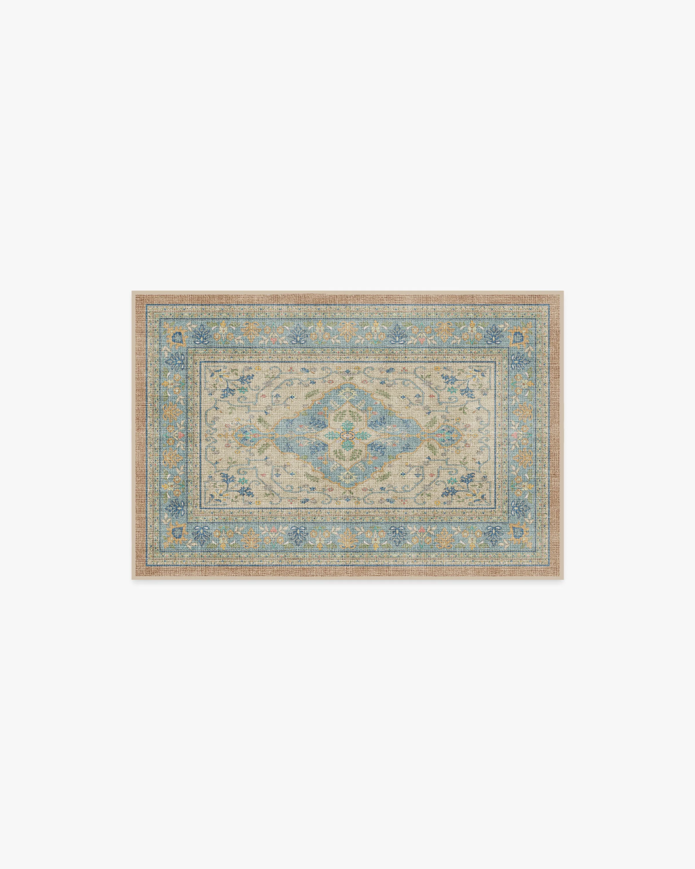 Tallulah Blue & Ivory Flatwoven Rug